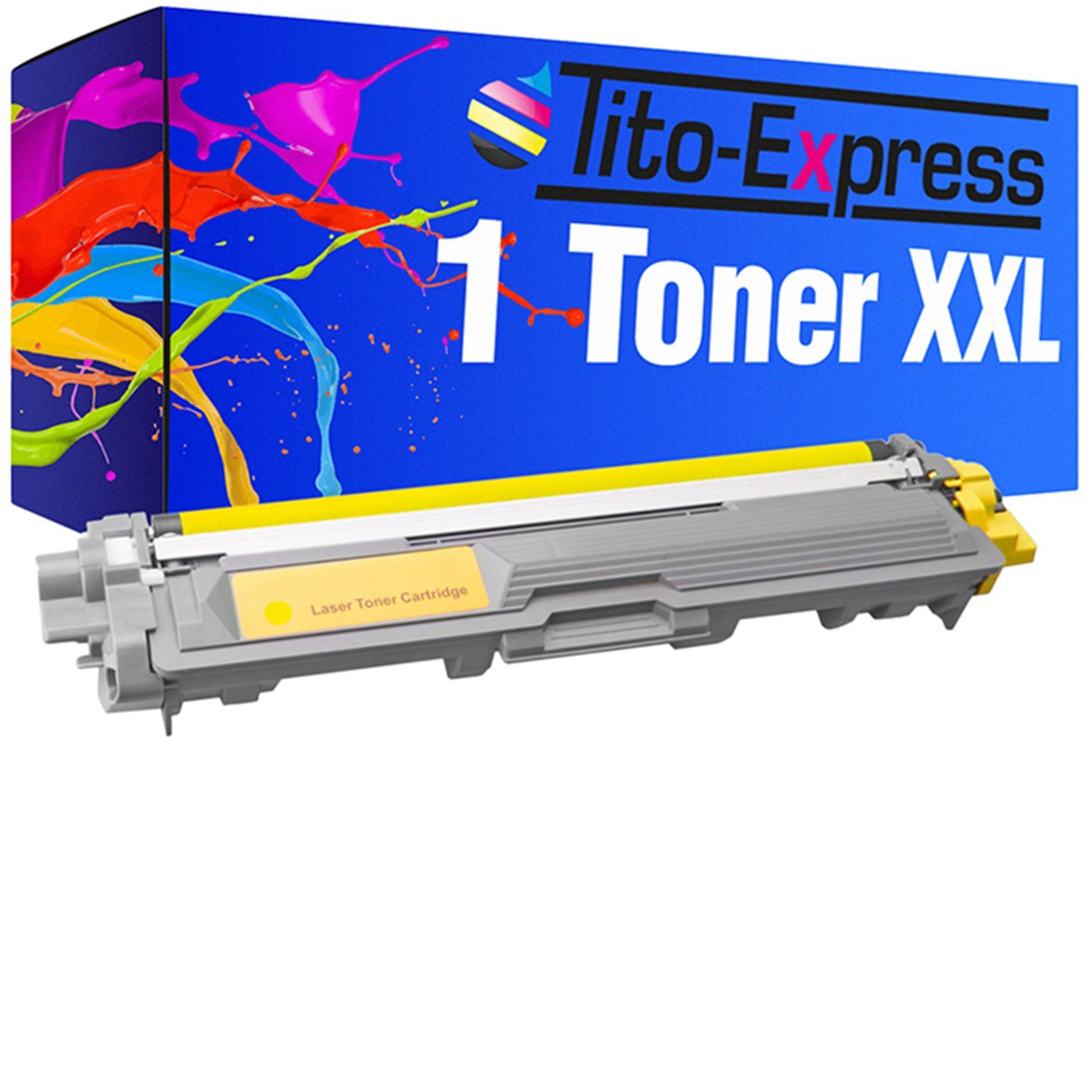 Tito-Express Tonerpatrone ersetzt Brother TN-246 TN246 TN-242 Yellow, (1x Yellow), für DCP-9017CDWG1 9017CDWG1 9022CDW HL-3142CW 3172CDW 3152CDW