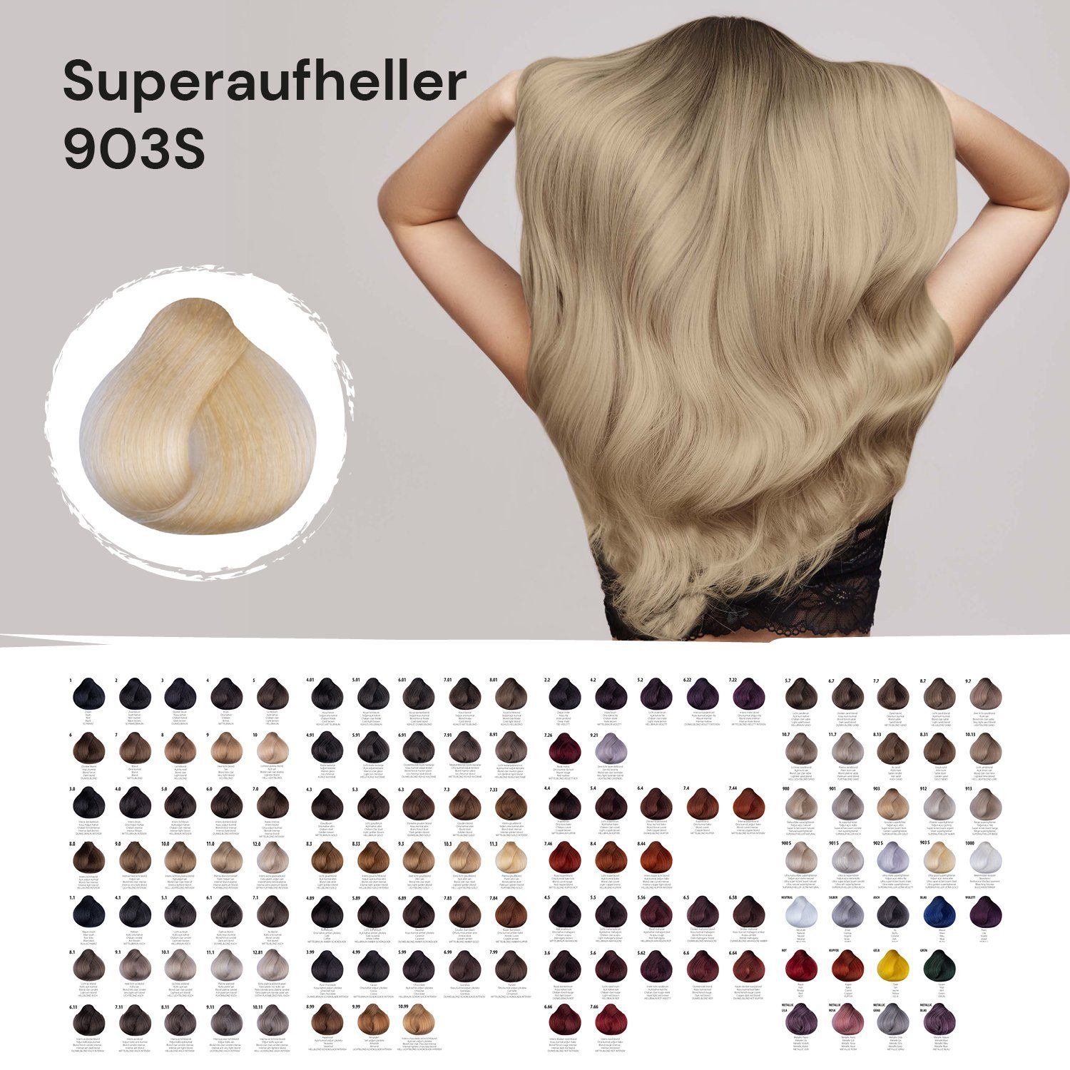Femmas Premium Haarfarbe Femmas Hair Color, 1-tlg., Profi-Qualität