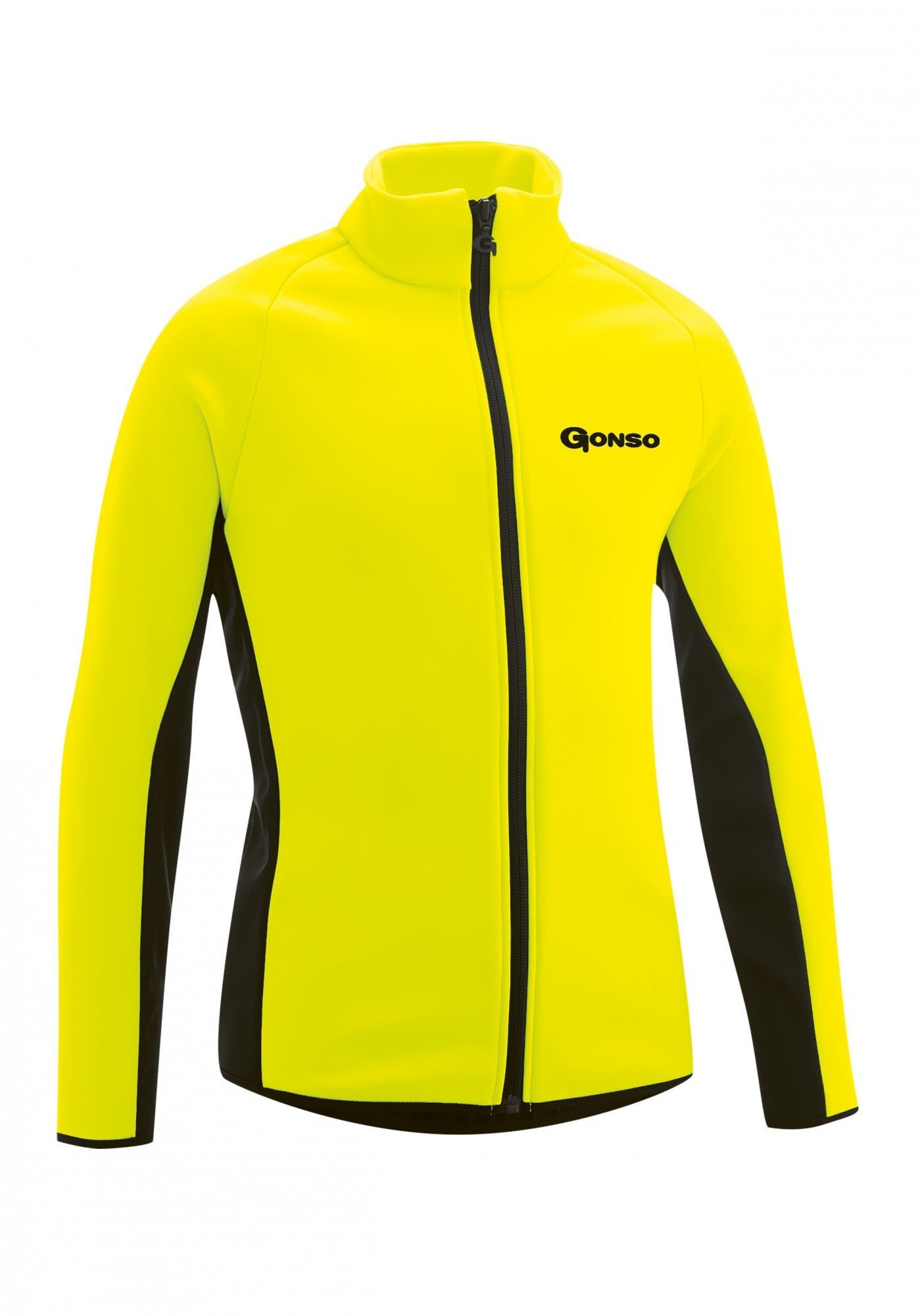 Gonso Fahrradjacke Moritz Wasserabweisend, hohe Wärmeisolation,  strapazierfähig, Winddichte wasserabweisende Kinder Softshell Radjacke