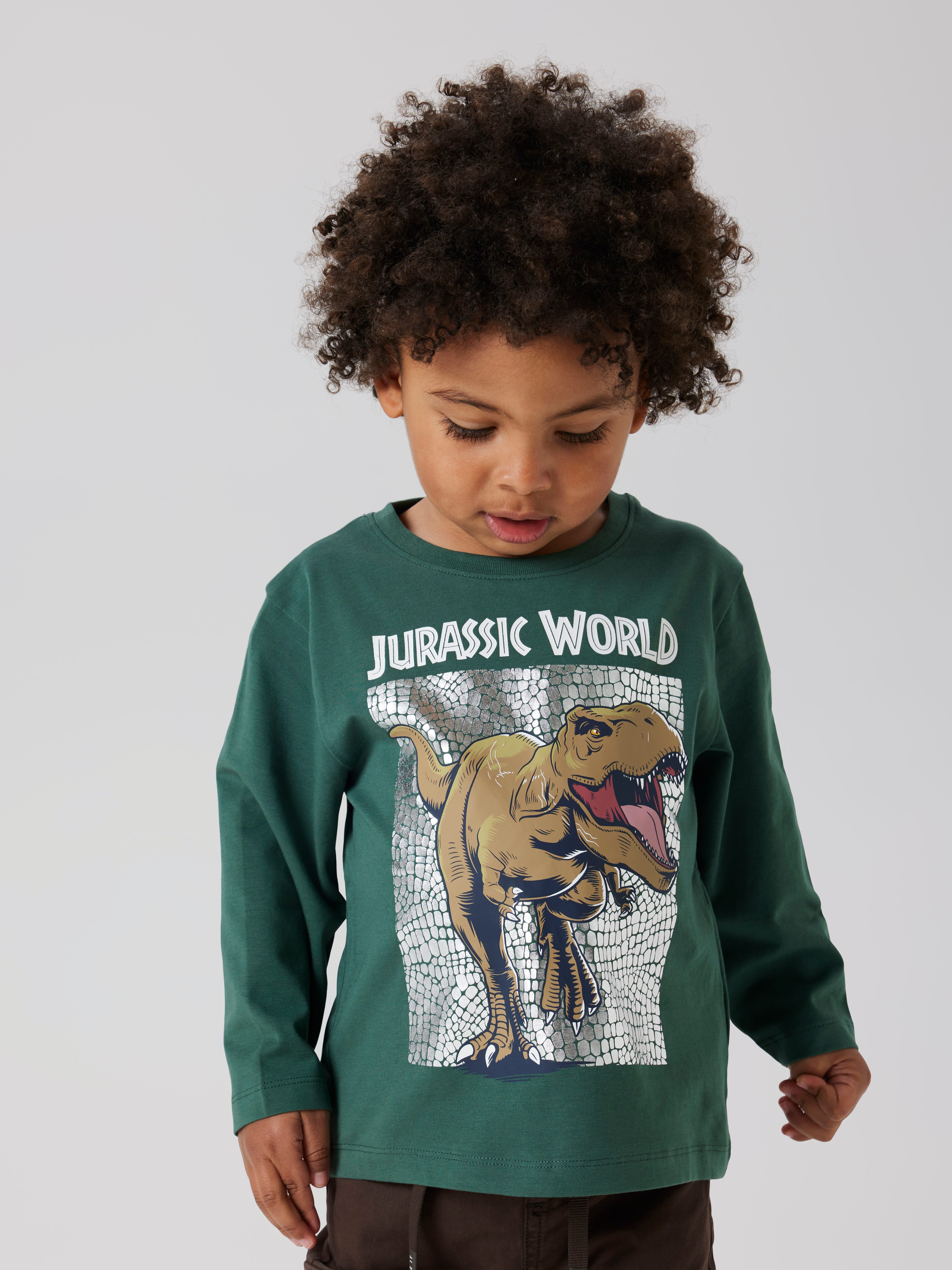 Name It Langarmshirt NMMJEWEL JURASSIC NREG LS TOP NOOS SKY