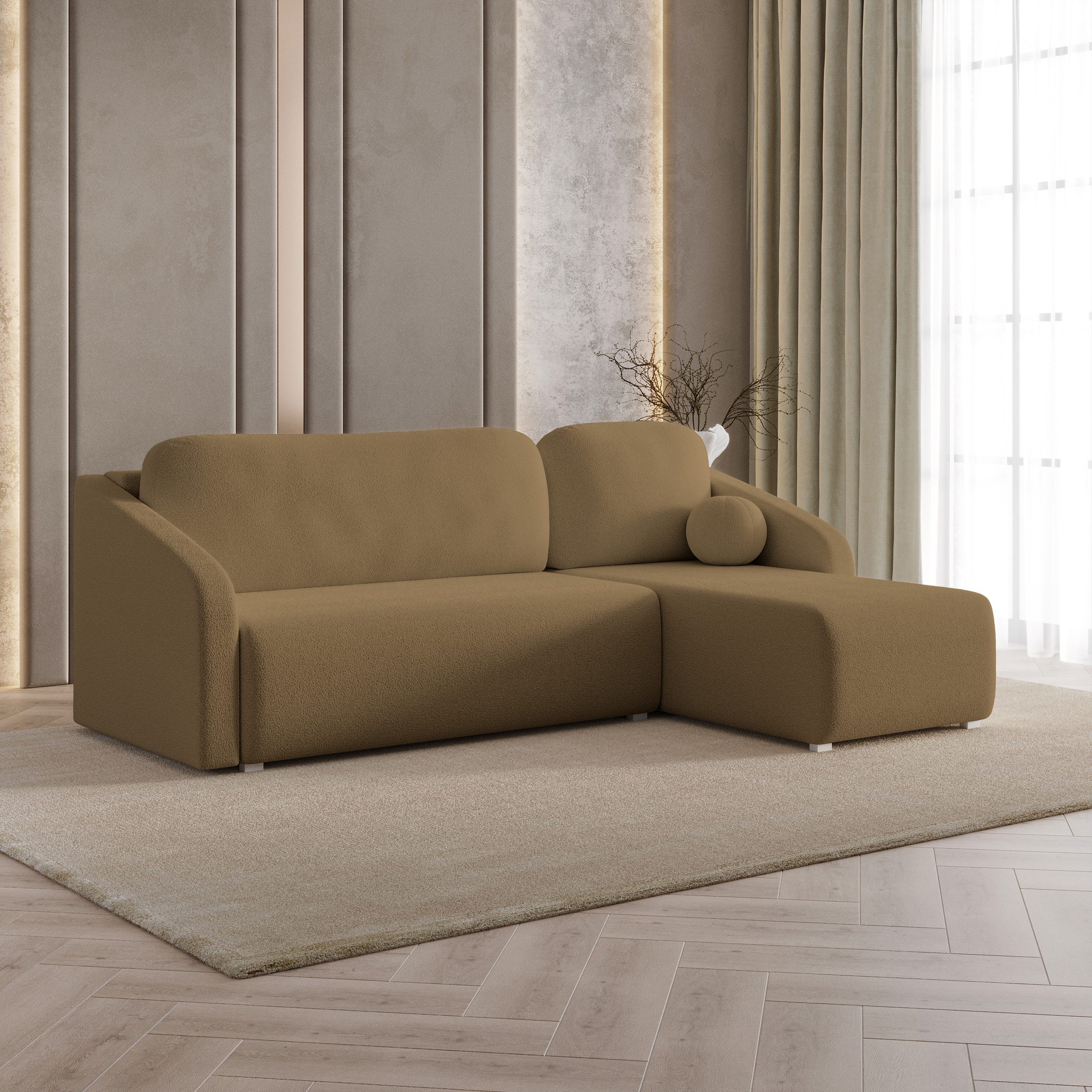 Masseno Ecksofa MARELLO mit Schlaffunktion L-Form, günstig online kaufen