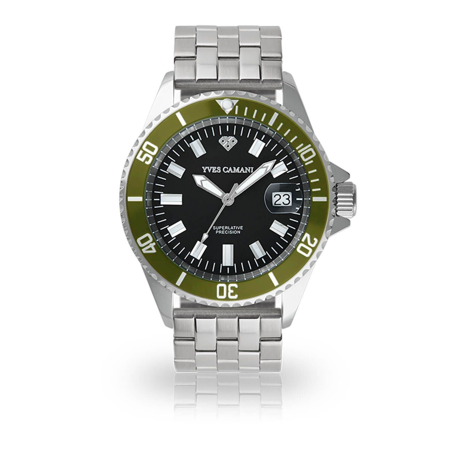 Yves Camani Quarzuhr ANWEN B, drehbarer Lünette, Datumsanzeige mit Lupe, 5 günstig online kaufen