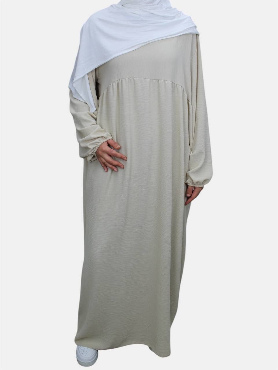 Aymasal Maxikleid Abaya Dunya Ballonärmel Kleid günstig online kaufen