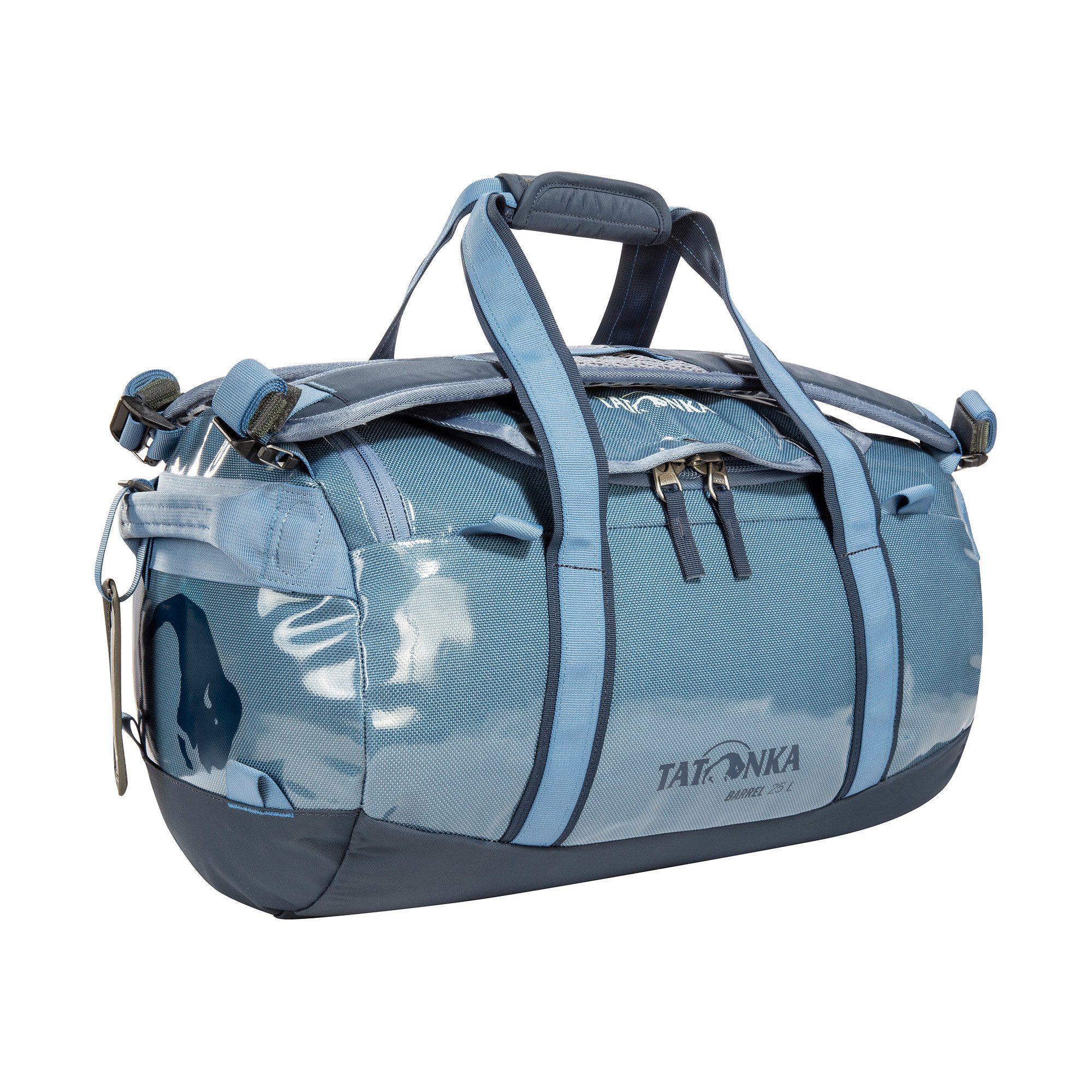 TATONKA® Reisetasche Barrel 25, 25 Liter, verstaubare Rucksackschultergurte, pflegeleichtes Material