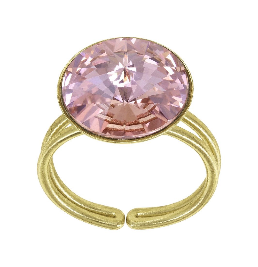 KONPLOTT Solitärring Konplott: Ring Rivoli shinny brass günstig online kaufen