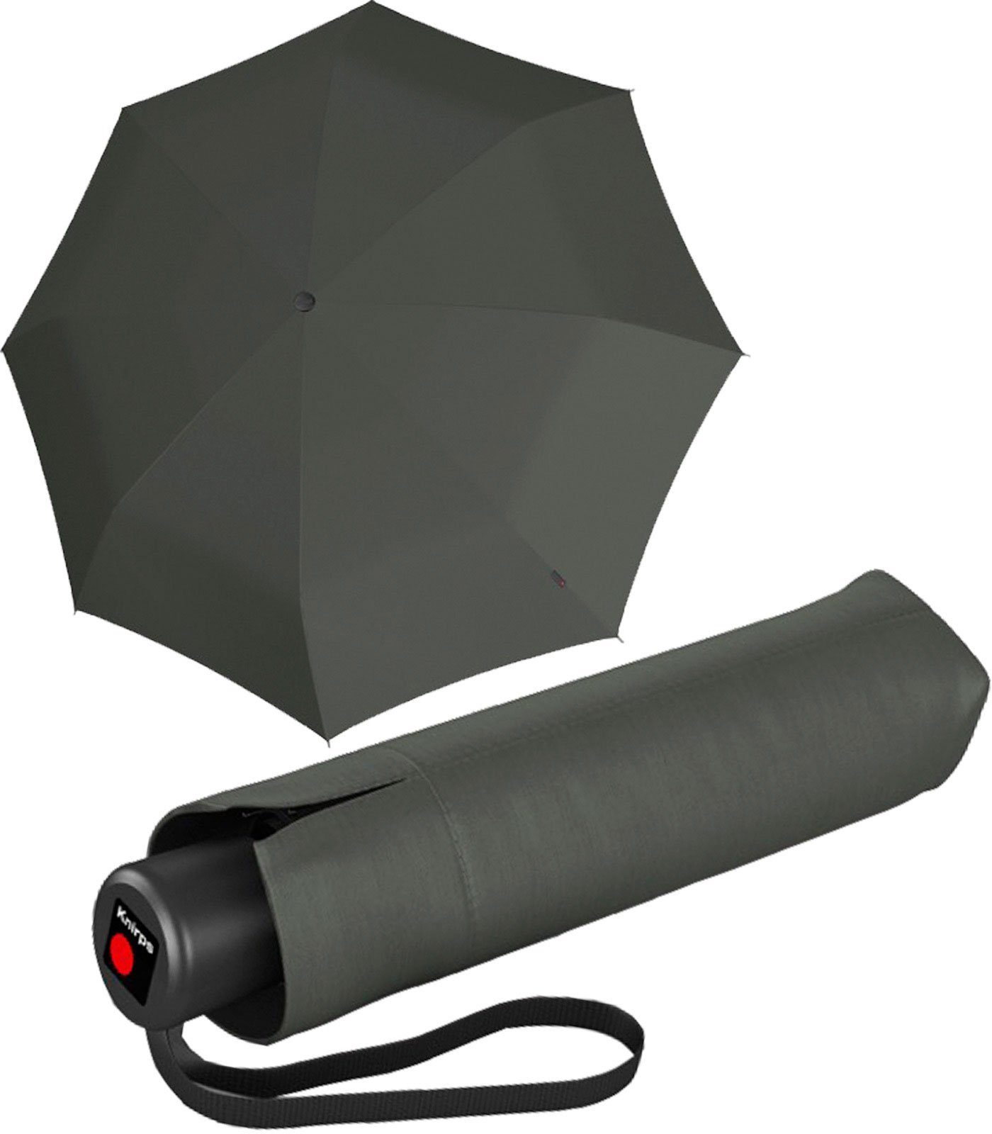 Knirps® Taschenregenschirm A.050 Medium Manual, leicht und stabil grau