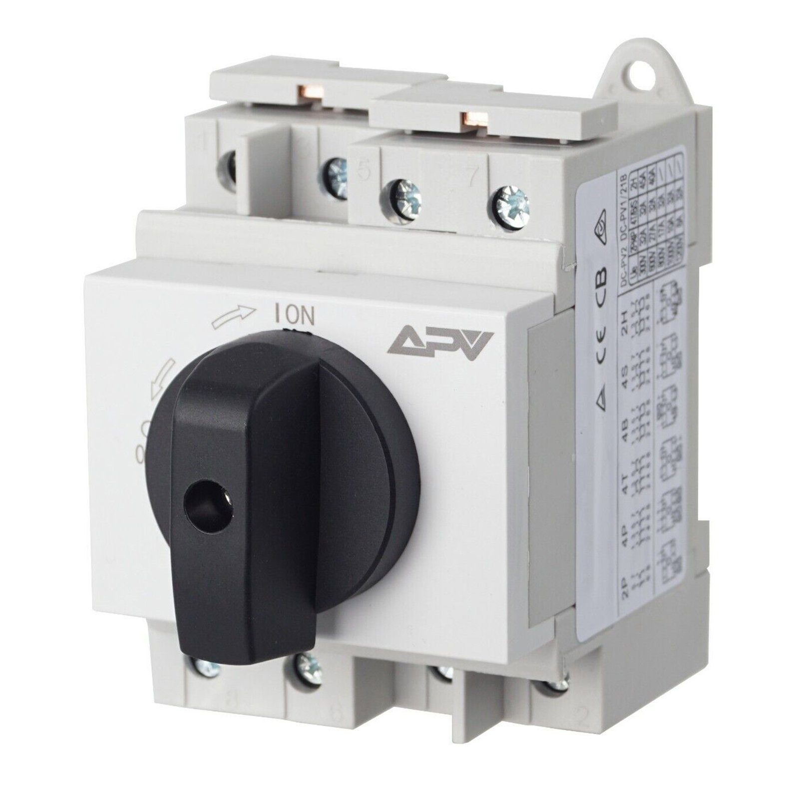 APV Переключатель, DC Trennschalter Leistungsschalter 1200V PV Solar 4-polig 32A IP20