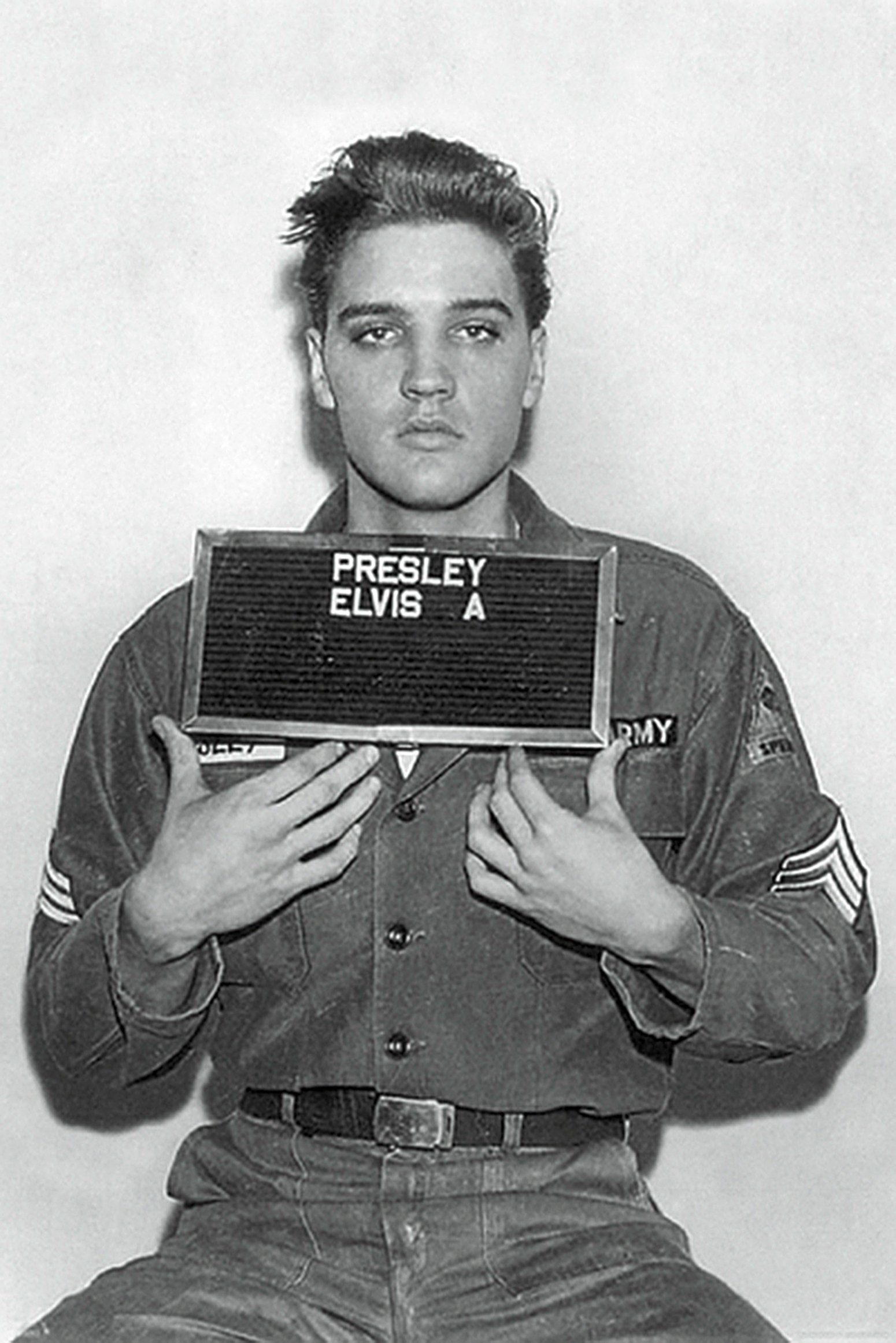 PYRAMID Poster Elvis Presley Poster Mugshot Polizeifoto 61 x 91,5 cm