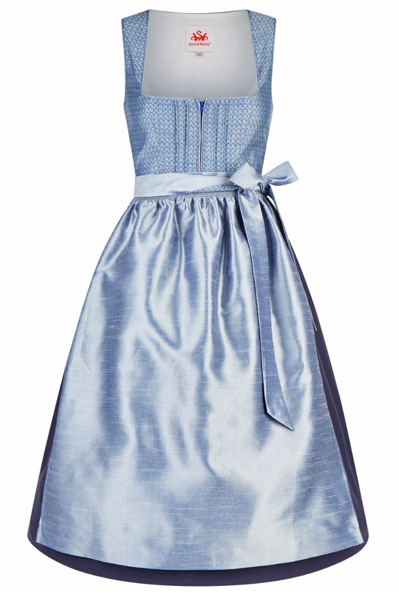 Spieth & Wensky Dirndl Dirndl lang 2tlg. - KITZ - blau