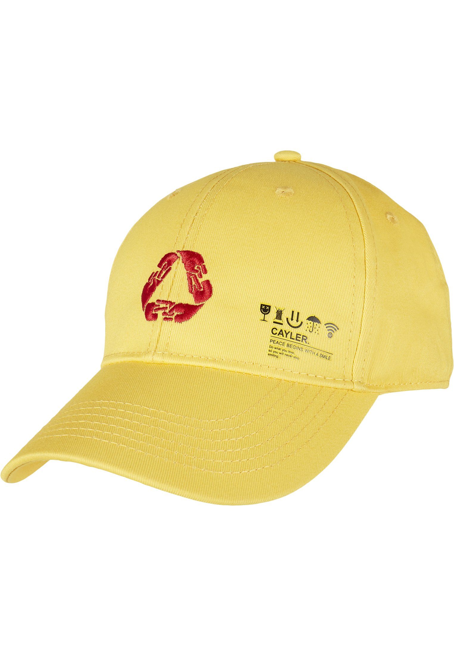 CAYLER & SONS Flex Cap C&S Iconic Peace Curved Cap yellow/multicolor | Flex Caps