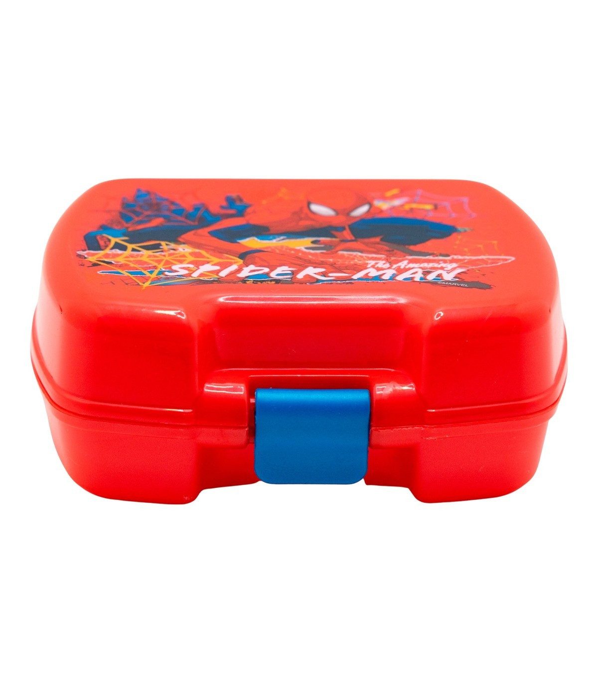 Spiderman Lunchbox Kinder Snackbox für unterwegs und Kindergarten, (Packung, 1x Lunchbox)