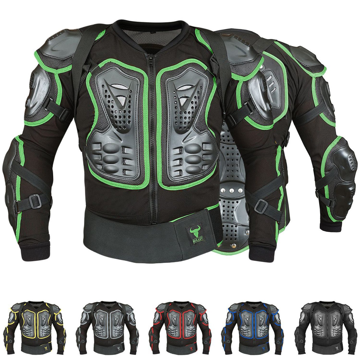 BULLDT Protektorenjacke BLD507, Protektorenjacke Motorrad Motocross Skatebording protektoren