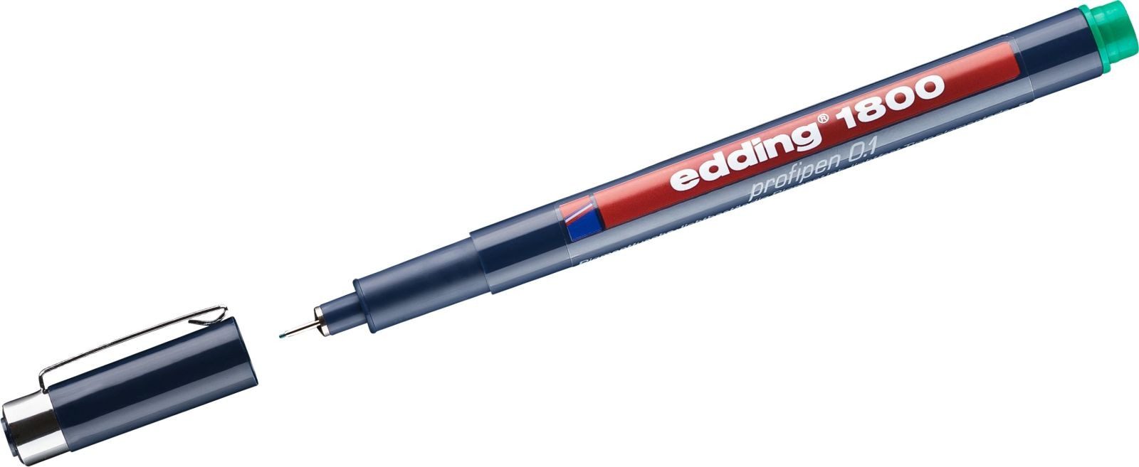 edding Fineliner Faserzeichner edding 1800 profipen 0.1 ca. 0,25mm grün