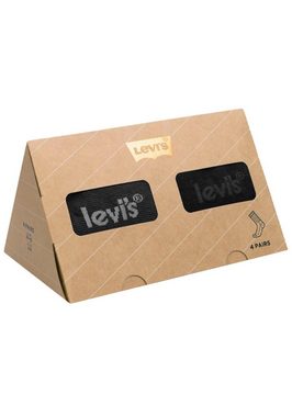 Levi's® Socken (Packung, 4-Paar) Gemustert, Logostickerei allover, meliert