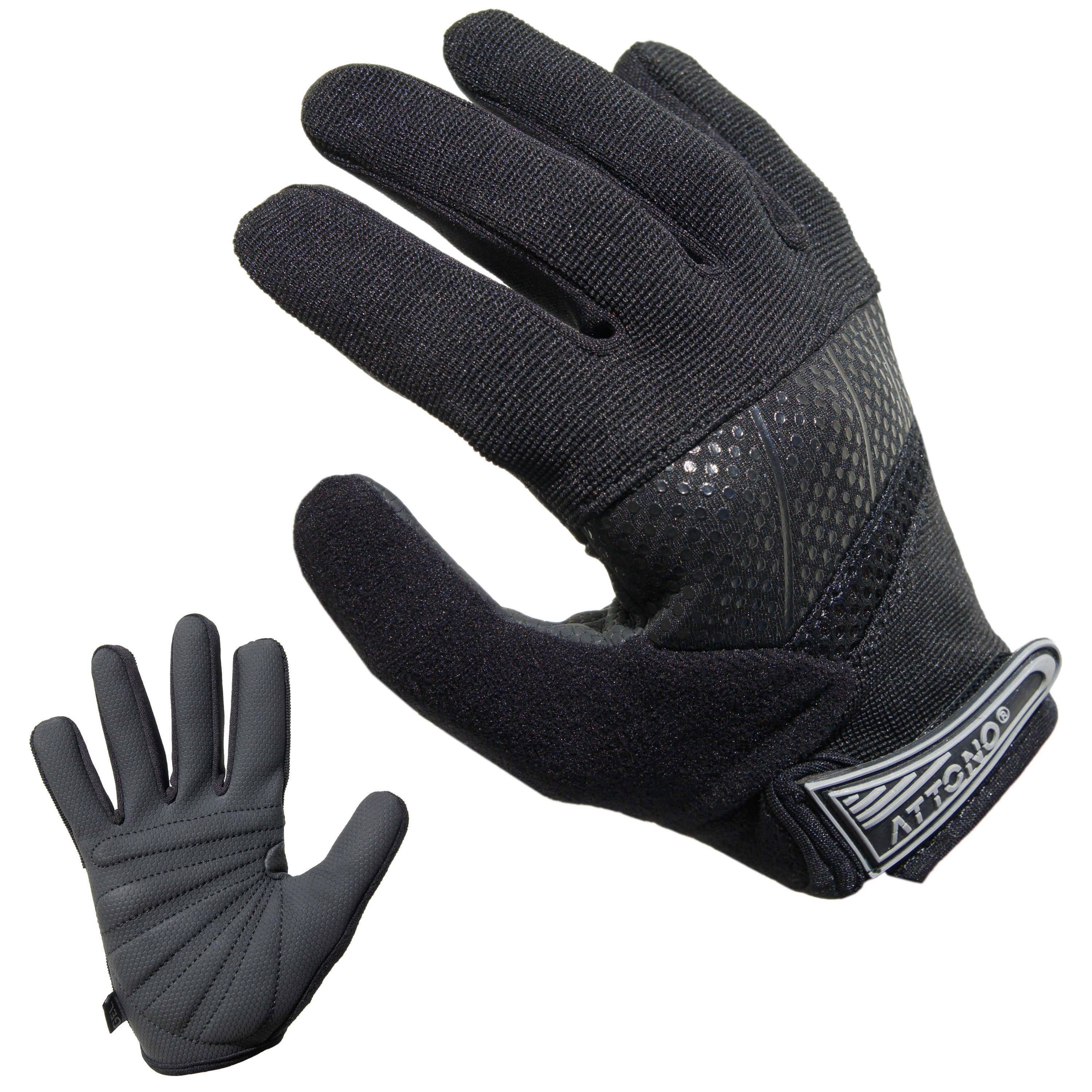 ATTONO Fahrradhandschuhe Mountainbike & E-Bike Fahrradhandschuhe mit Gel-Polster, Gr. 6-11