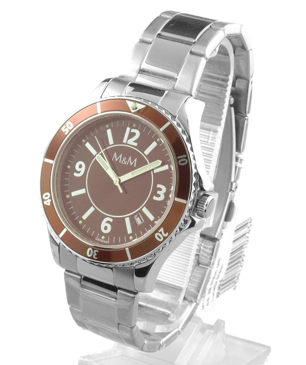 M&M Germany Quarzuhr Herren Uhr M11846-196