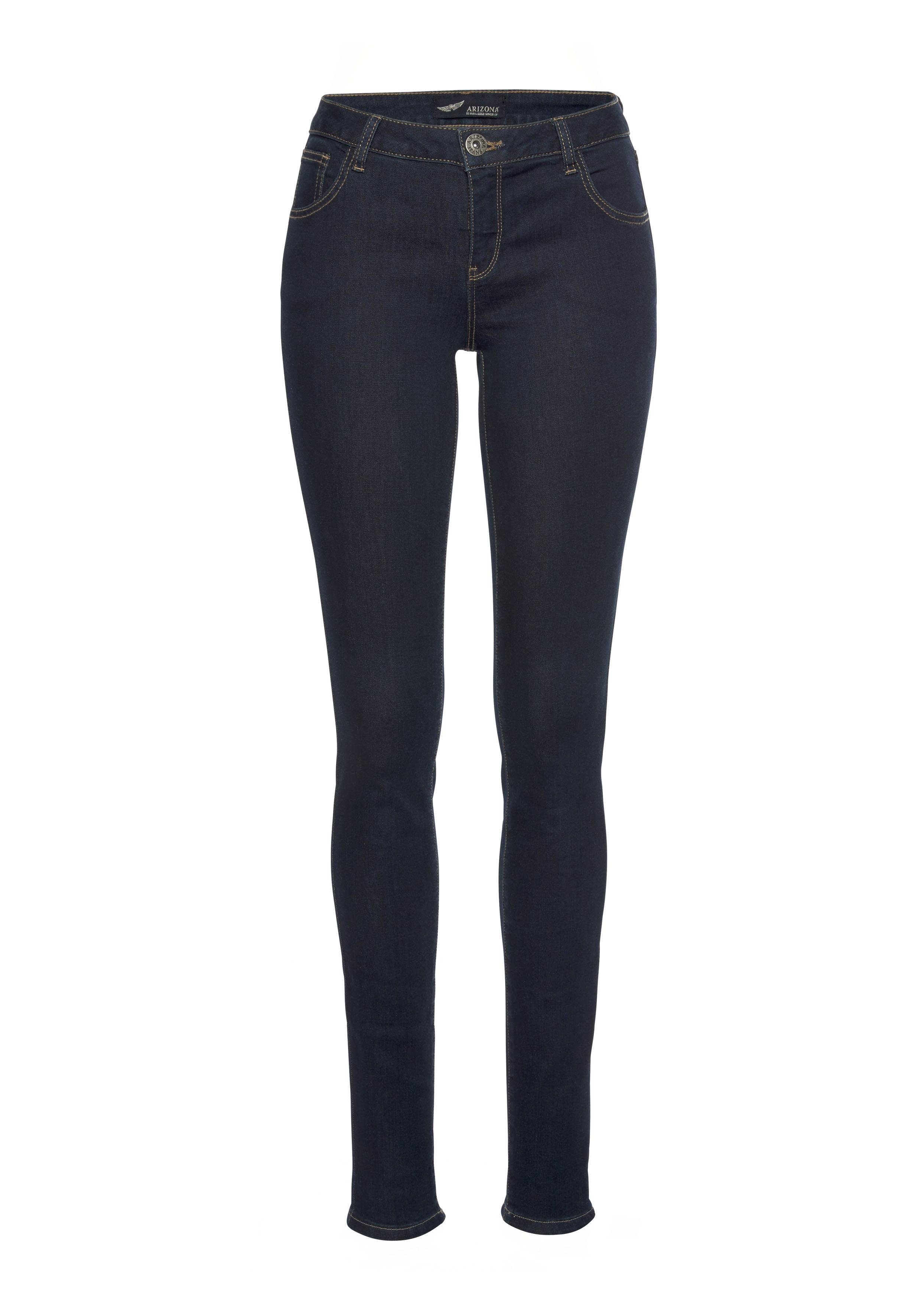 Arizona Skinny-fit-Jeans Ultra-Stretch extra-enger Beinverlauf, normale Leibhöhe, mit Eingrifftaschen. Reduzierter Preis € 35,99. Unverbindliche Preisempfehlung € 39,99, (€ 35,99 pro 1 Stk)