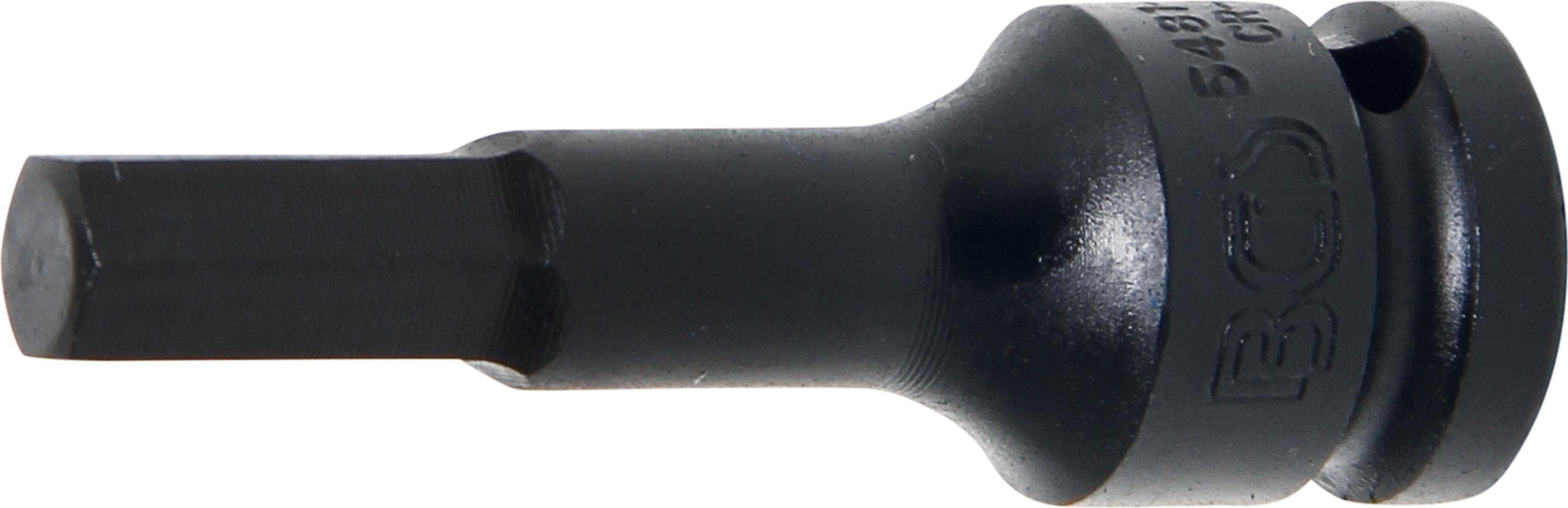 BGS technic Sechskant-Bit Kraft-Bit-Einsatz, Antrieb Innenvierkant 12,5 mm (1/2), Innensechskant 10 mm