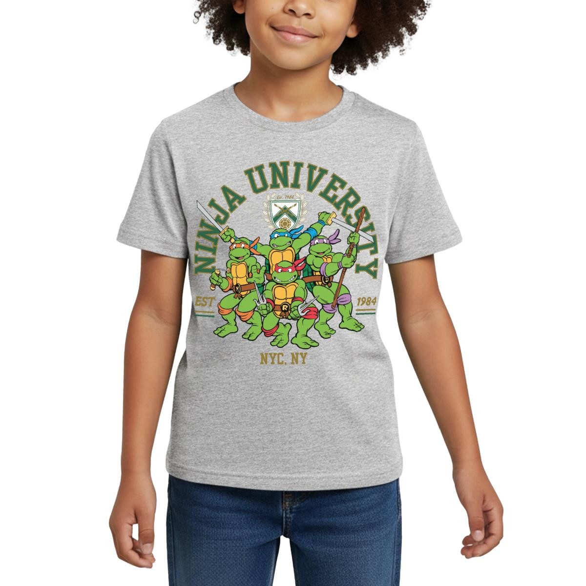 T-Shirt Teenage Mutant Ninja Turtles Ninja University Kinder T-Shirt