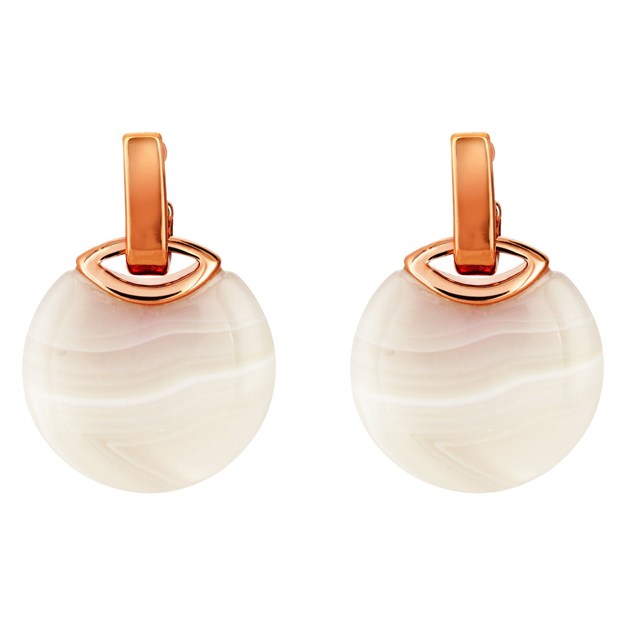 Buckley London Paar Ohrstecker Messing vergoldet