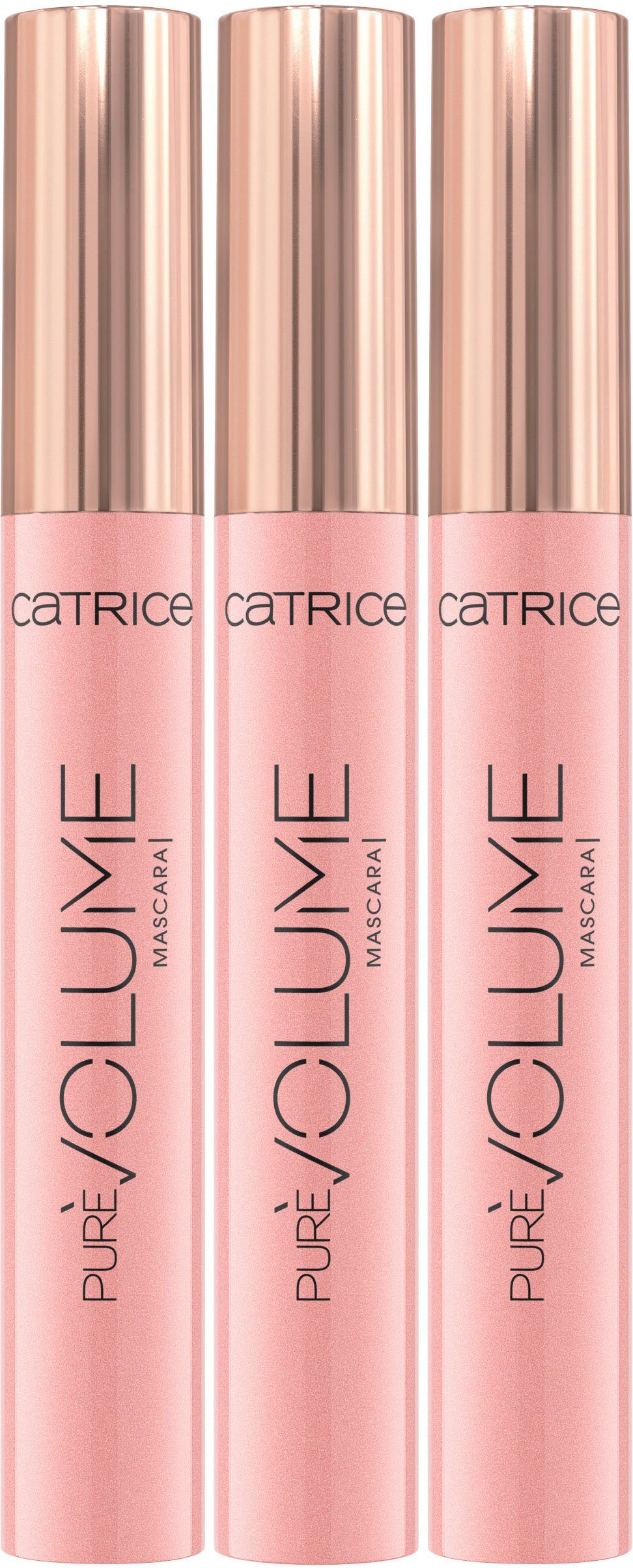 Catrice Volume, Mascara 3-tlg. Pure