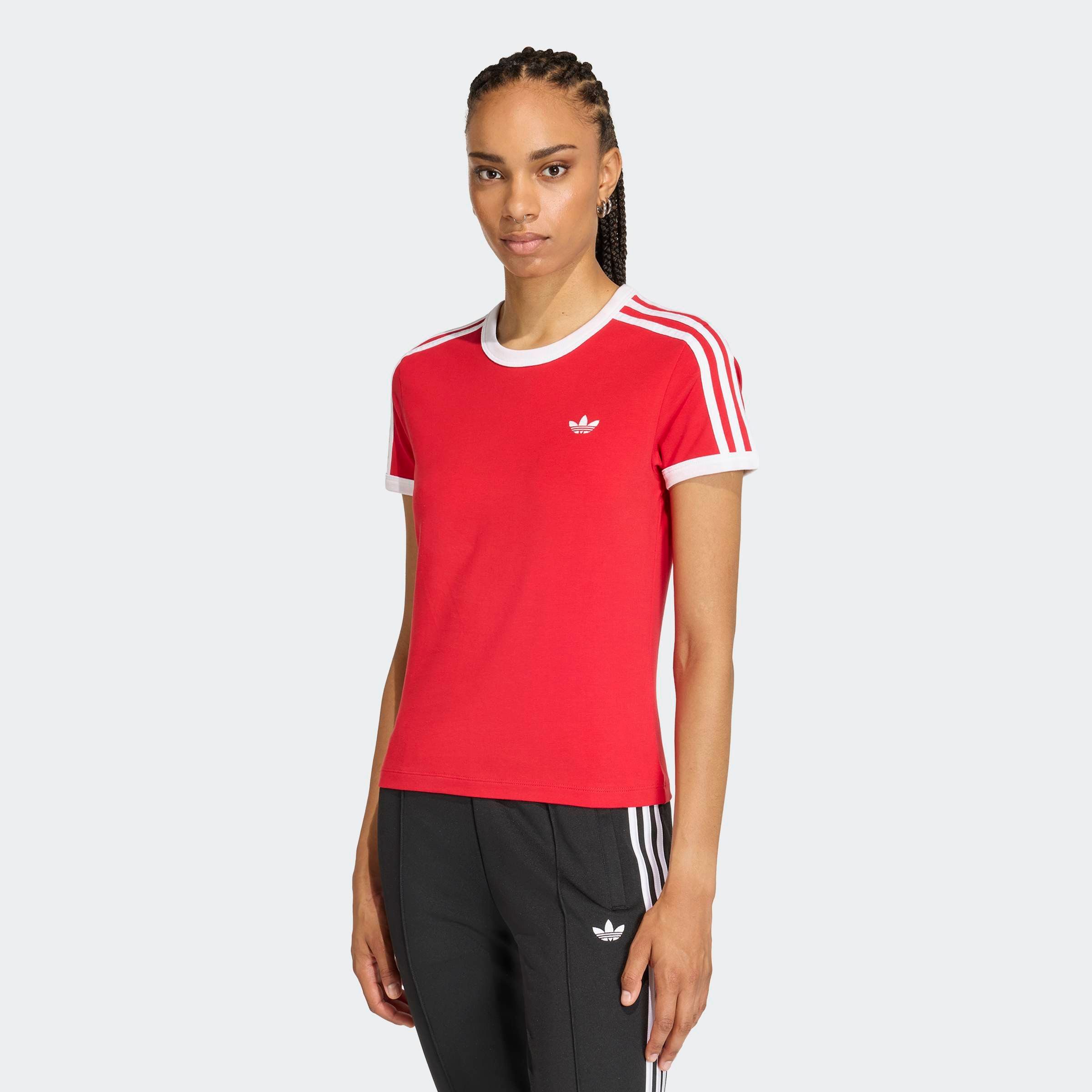 adidas Originals T-Shirt 3S TEE SLIM sanft anliegende Passform, ohne Verschluss, für sportlichen Look. € 34,99