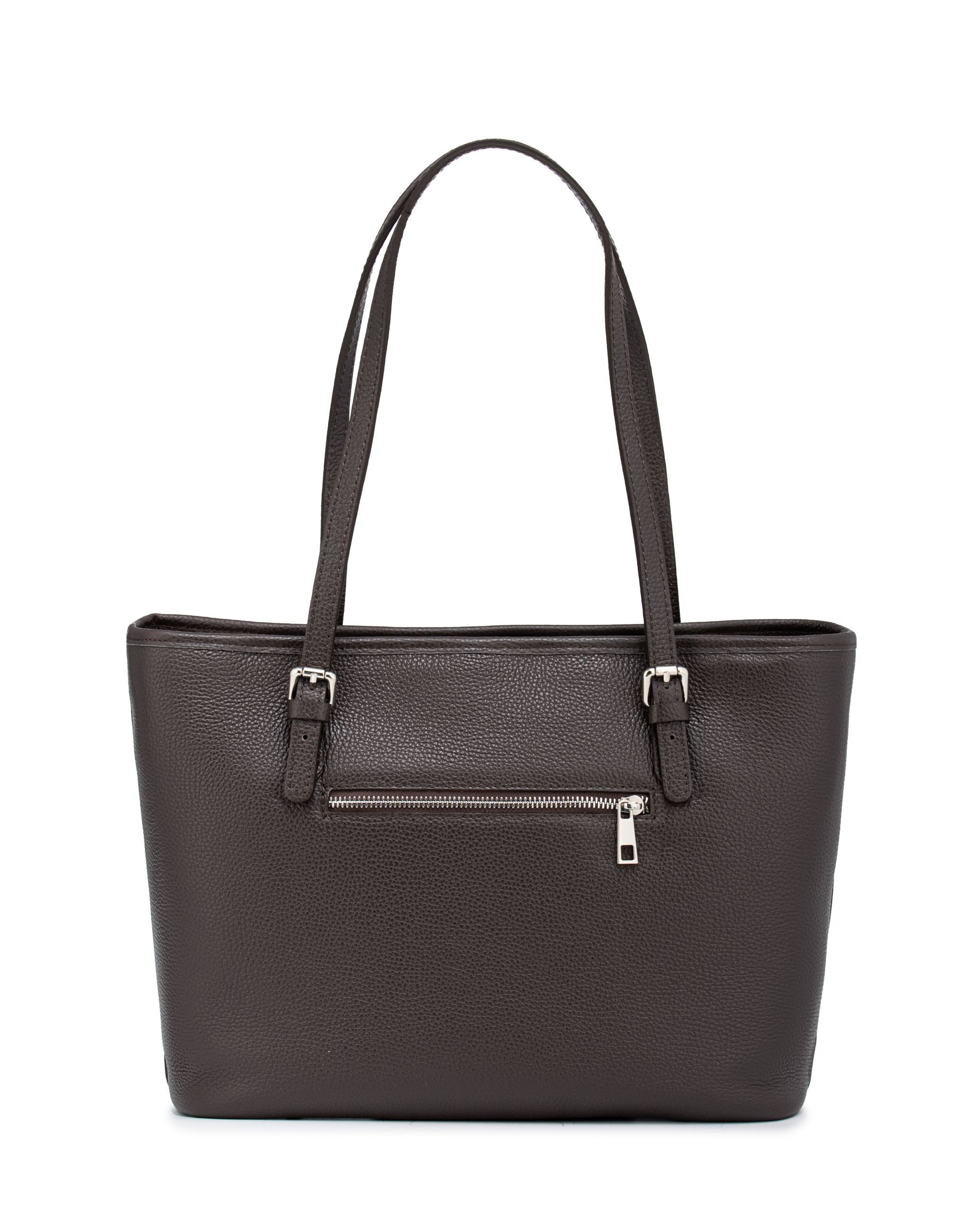 Caspar Schultertasche Leder Tote Bag Damen günstig online kaufen