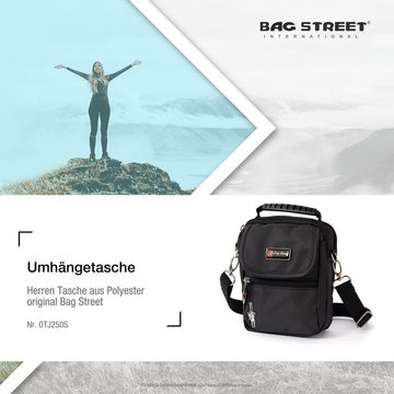 BAG STREET Umhängetasche Bag Street Damen Herren Umhängetasche (Umhängetasche), Herren, Damen Tasche in schwarz, ca. 13cm Breite
