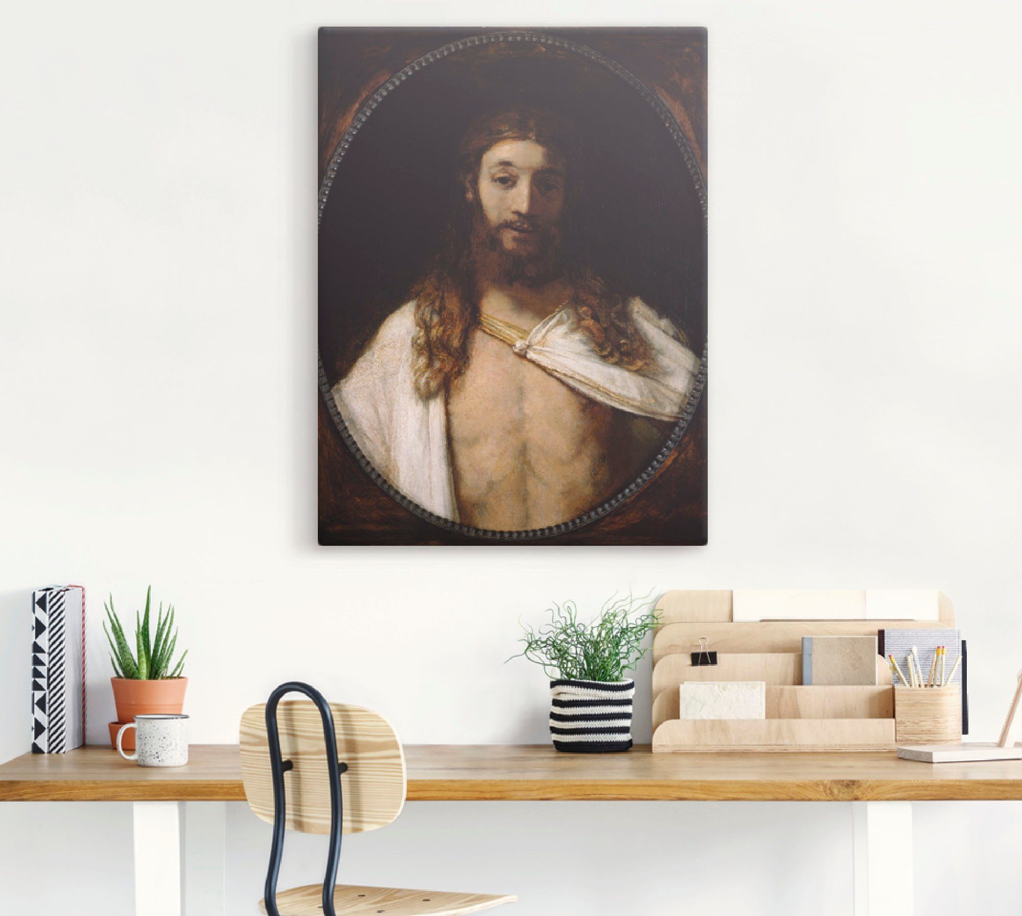 Christus. Artland Wandaufkleber 1661, St), Poster Der Wandbild versch. auferstandene Religion Leinwandbild, oder in Größen (1 als