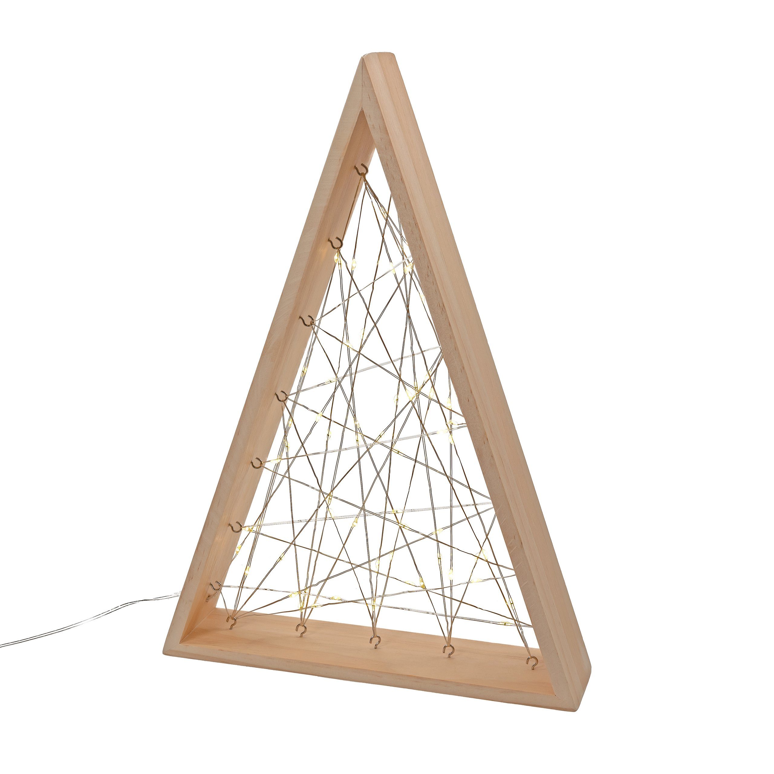 IC Winterworld LED Stern LED Stern oder Tanne aus Holz mit 60er Lichterkett günstig online kaufen