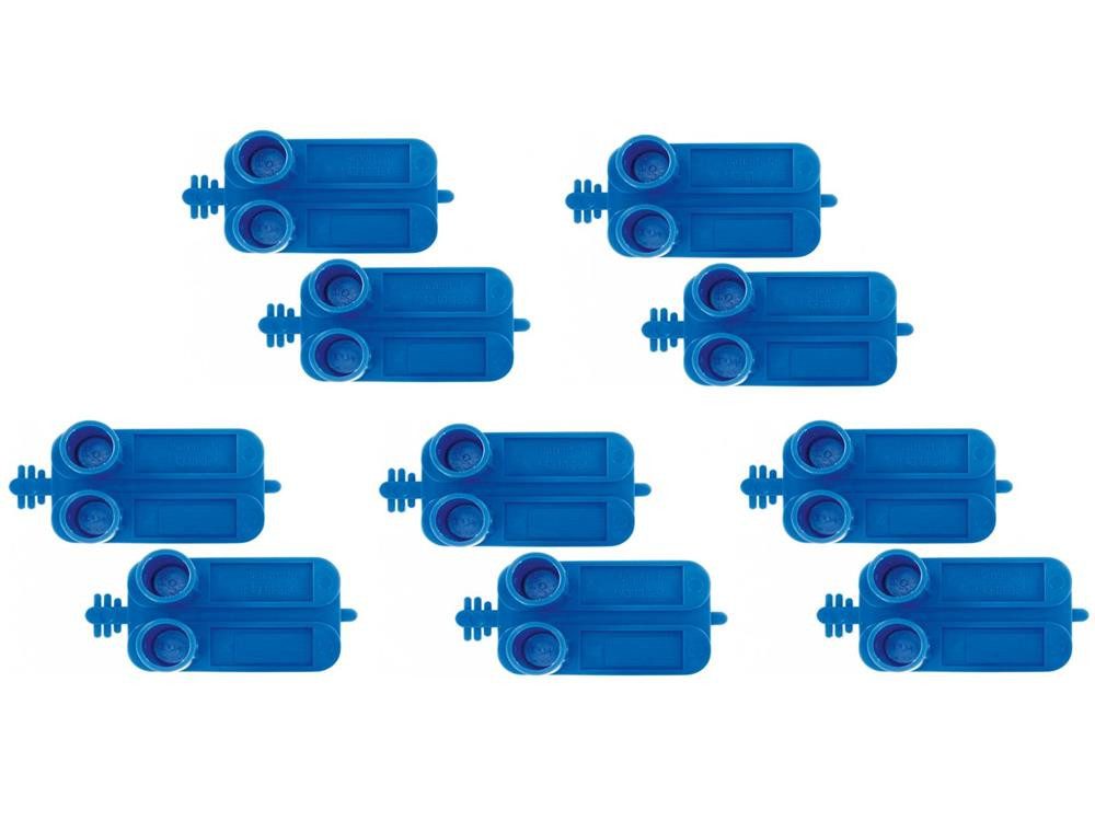 Triuso Verlegeset 5x Schnurspannklötze (2 Stück), (mit Schnellspannverschluss, Spar-Set)