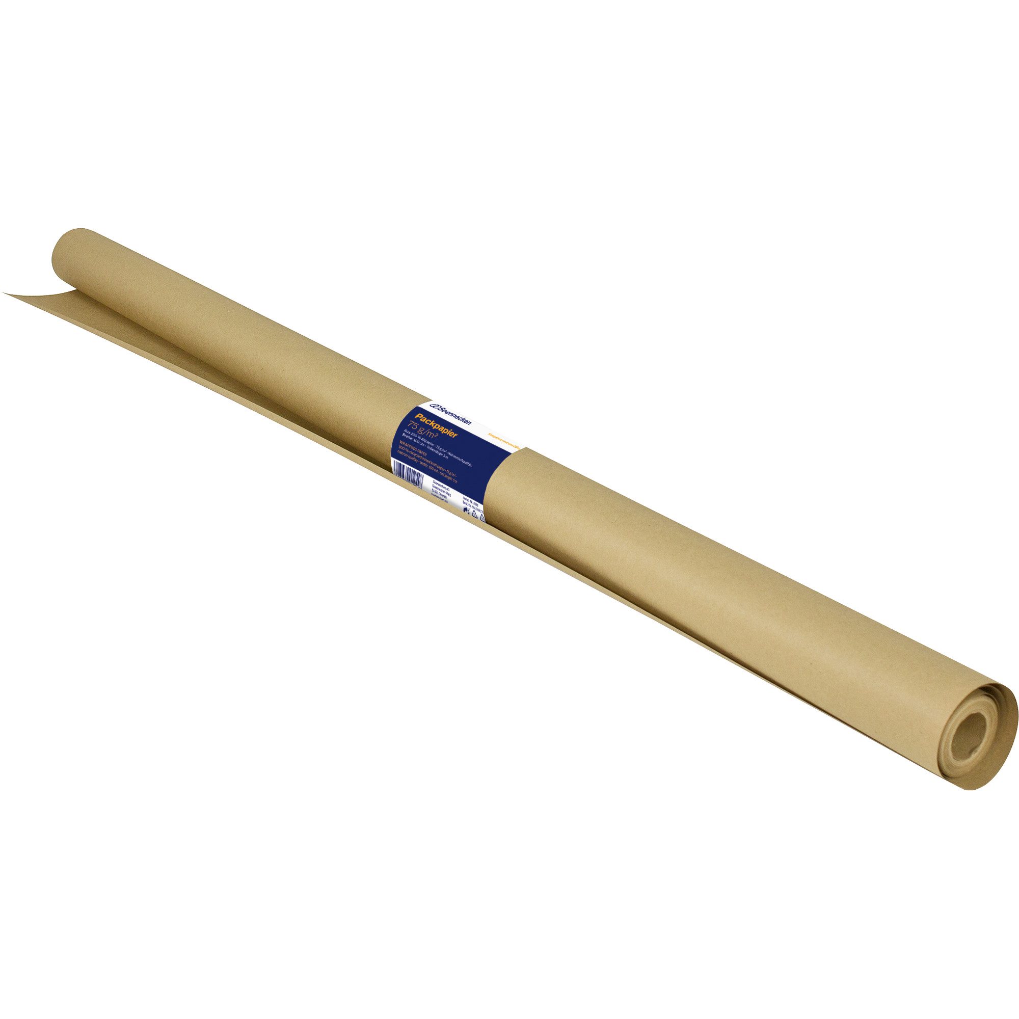 Papierkarton Soennecken Packpapierrolle 3561 100cmx5m natronbraun