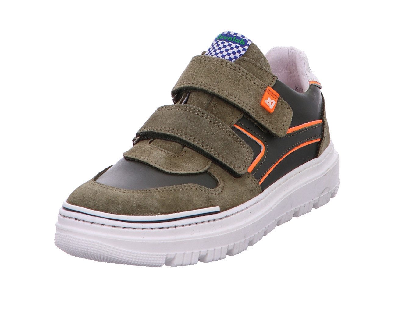develab Boys Low Cut Sneaker Klettschuh