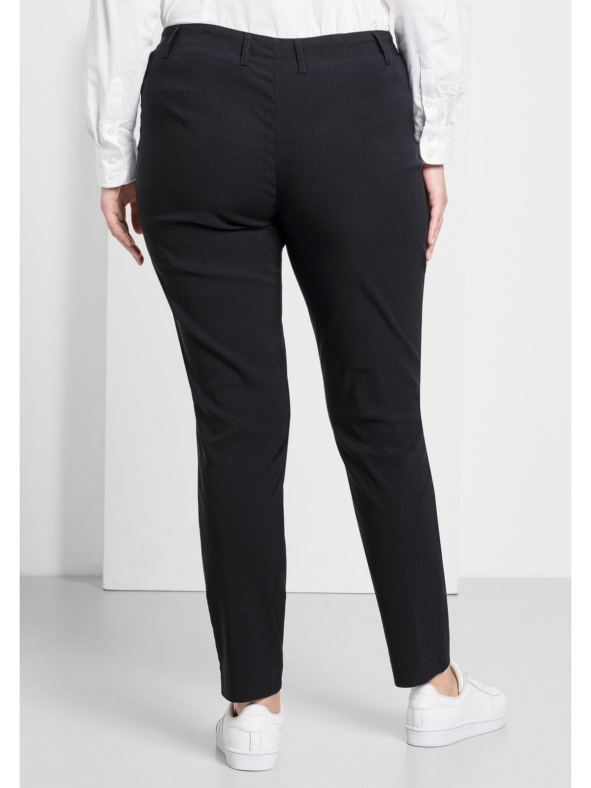 Sheego Stretch-Hose Große Größen knitterarm und pflegeleicht