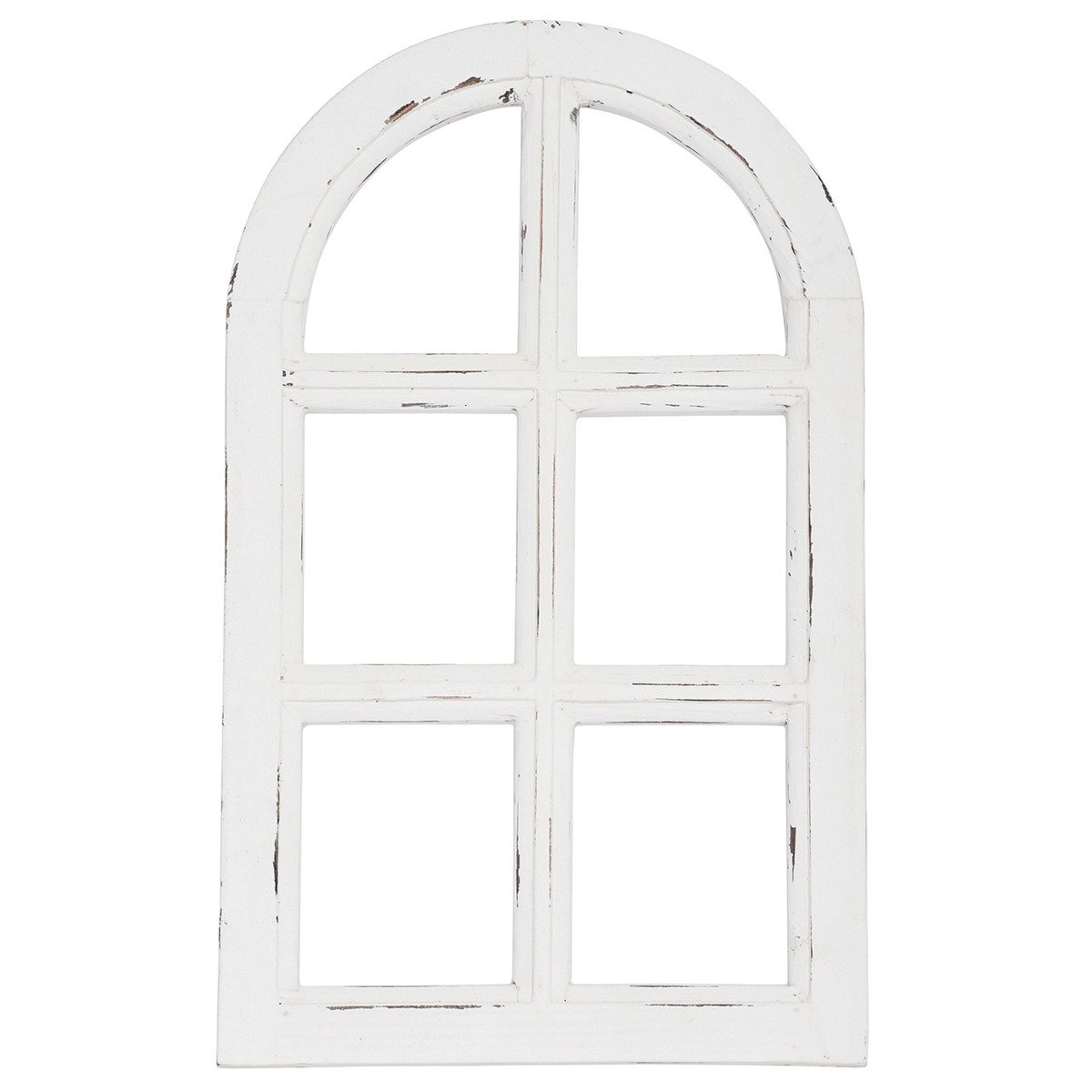 Viana Dekofigur Holzdeko Shabby Chic Deko Fenster Rahmen Holz Weiß Vintage günstig online kaufen