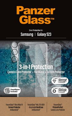 PanzerGlass Backcover Set: HardCase + Screen Protector - Samsung Galaxy S23