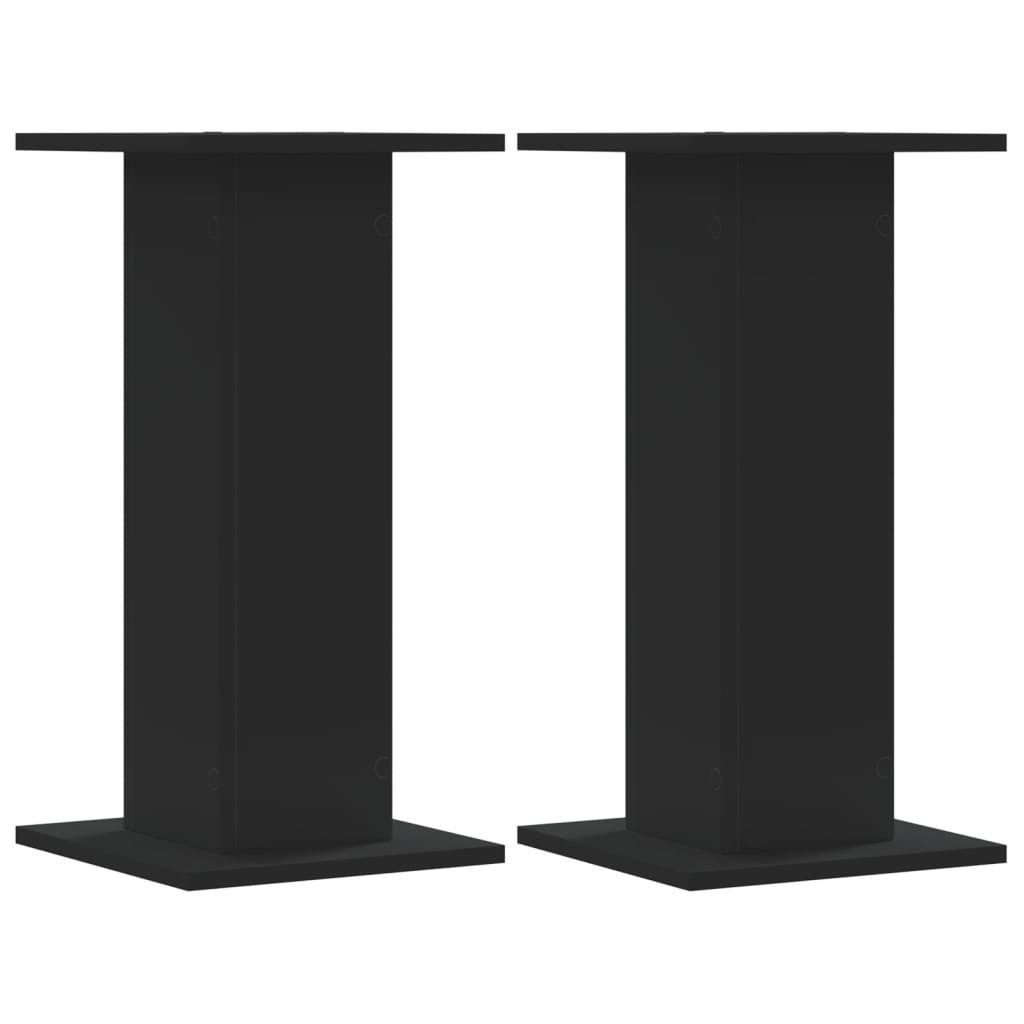 vidaXL Blumenständer Pflanzenständer 2 Stk. Schwarz günstig online kaufen