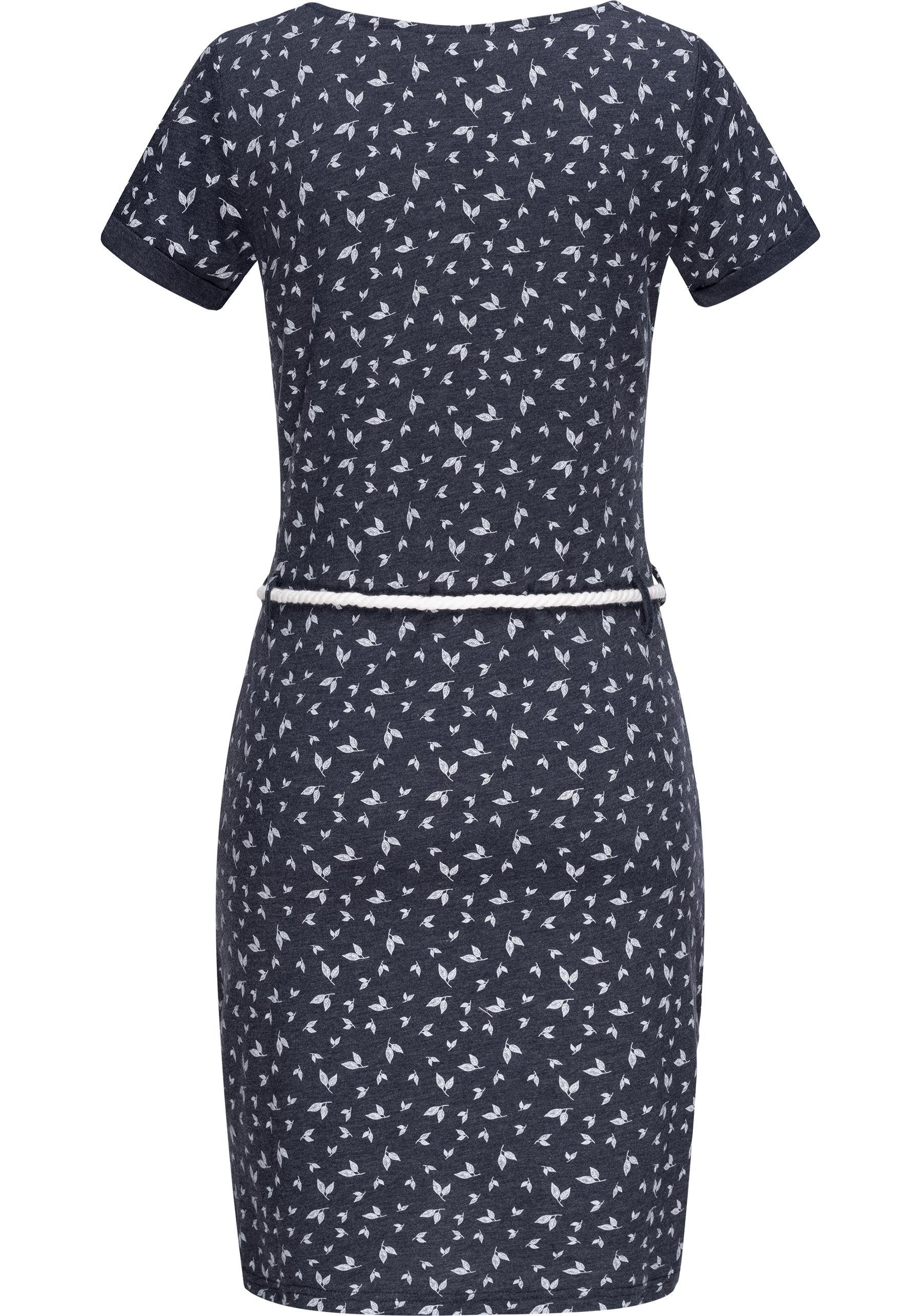 PEAK TIME Sommerkleid L80022 leichtes Jersey Strandkleid mit Kordel