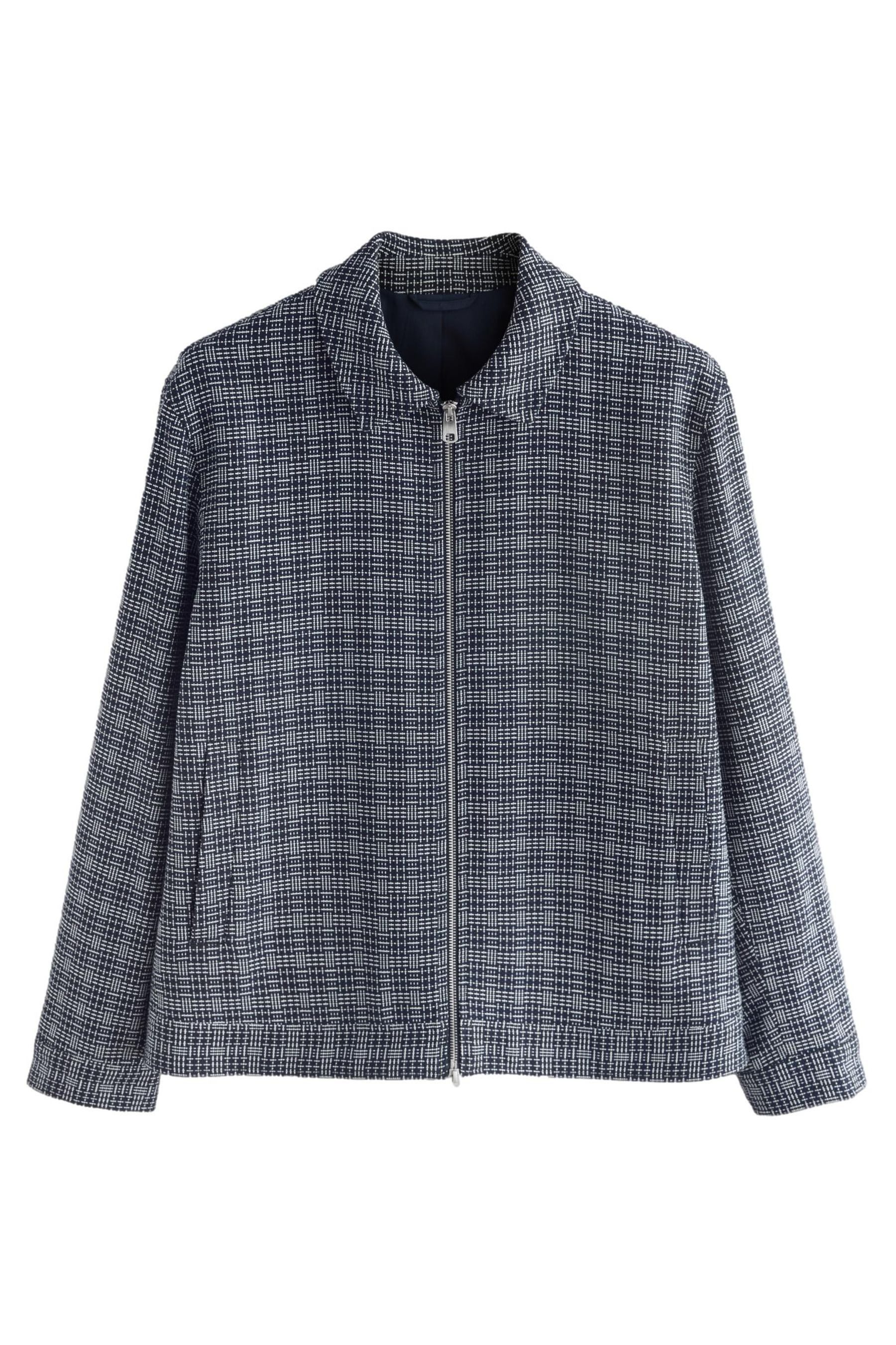 Hemdjacke Strukturierte, elegante Jacke mit Reißverschluss