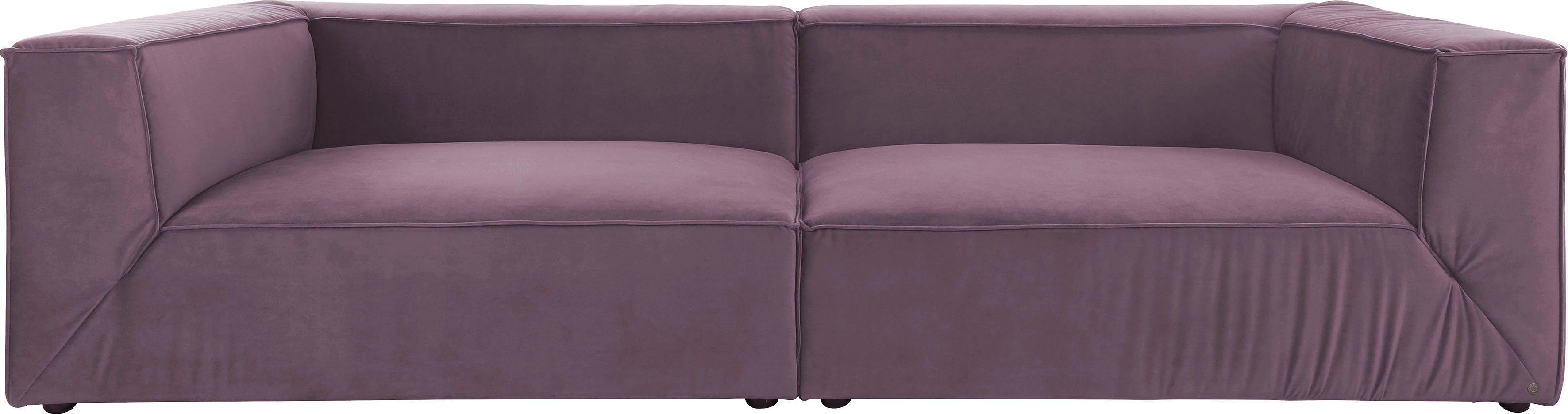 TOM TAILOR HOME Big-Sofa BIG CUBE, in 2 Breiten, wahlweise mit Sitztiefenverstellung, Tiefe 129 cm