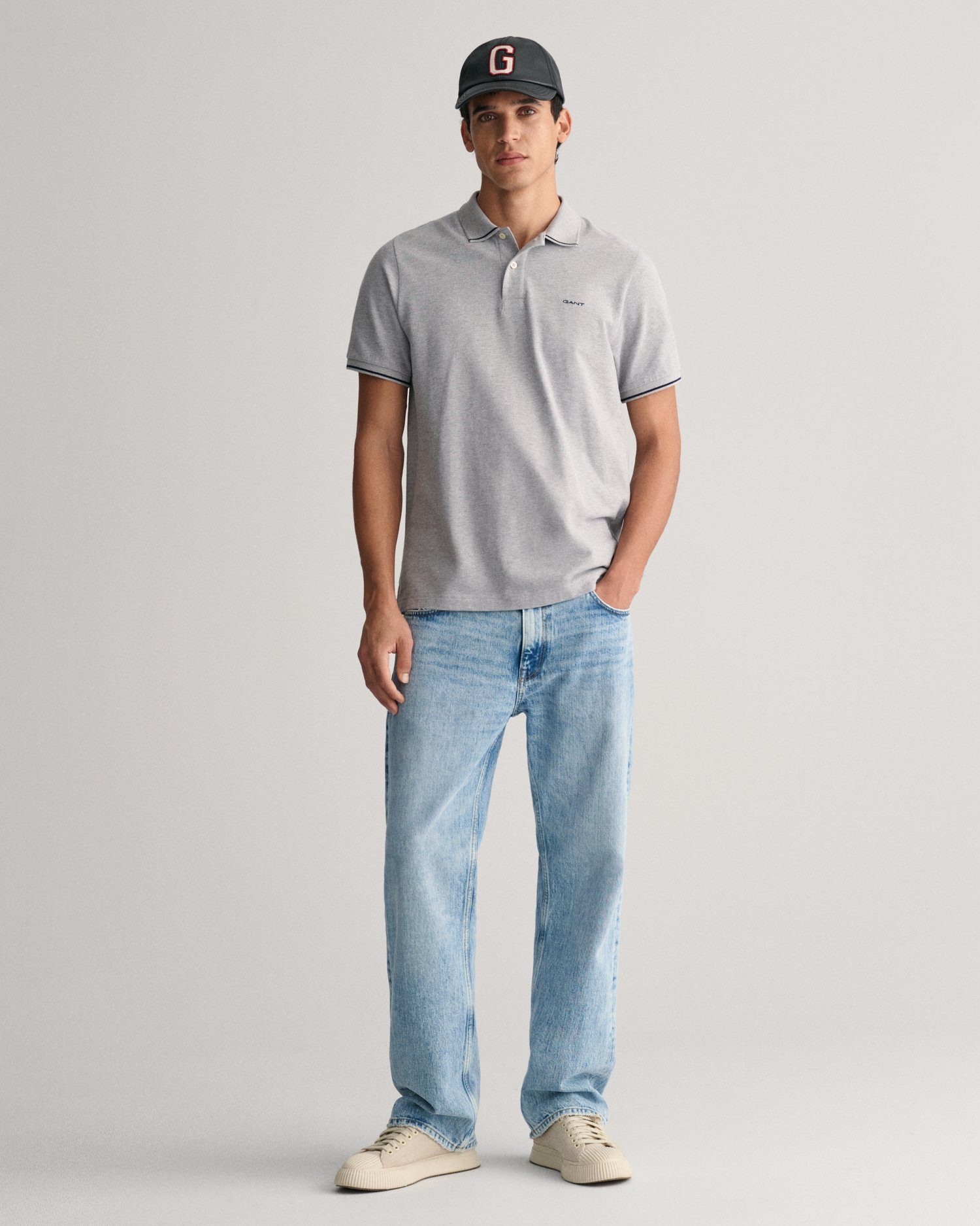 Gant Poloshirt TIPPING SS PIQUE POLO – Bild 4 von 5