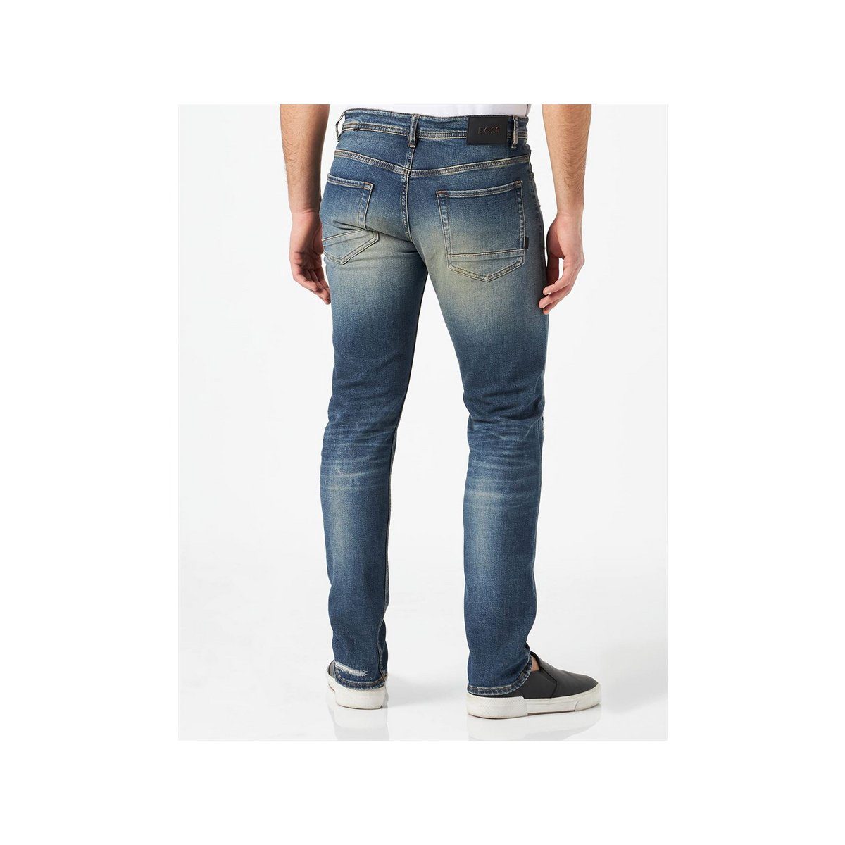 HUGO marineblau (1-tlg) 5-Pocket-Jeans