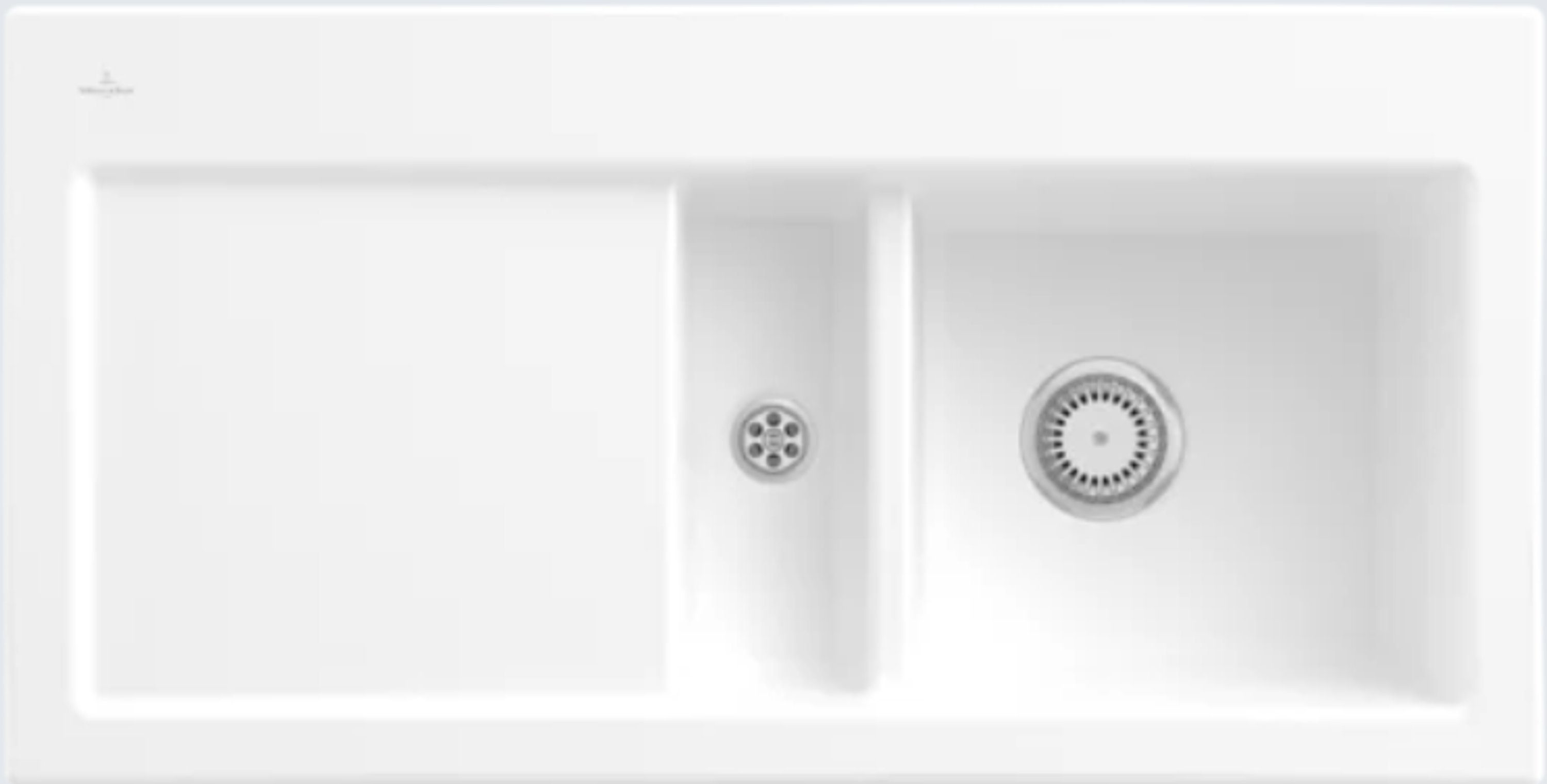 Villeroy & Boch links möglich 6712 cm, Küchenspüle Becken Geschmacksmuster Rechteckig, geschützt, 01 und 100/22 rechts RW