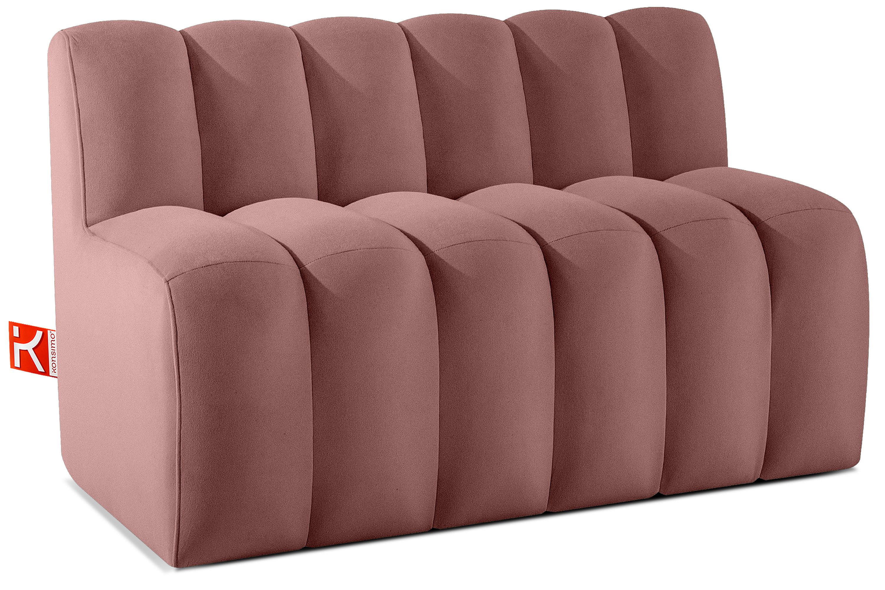 KONSIMO® Sofa CORDA Einzelsofa, Küchensofa, Polsterbank, Küchenbank, Breite: 120 cm, hergestellt in der EU, moderne Eleganz, ideal für Restaurantbereiche