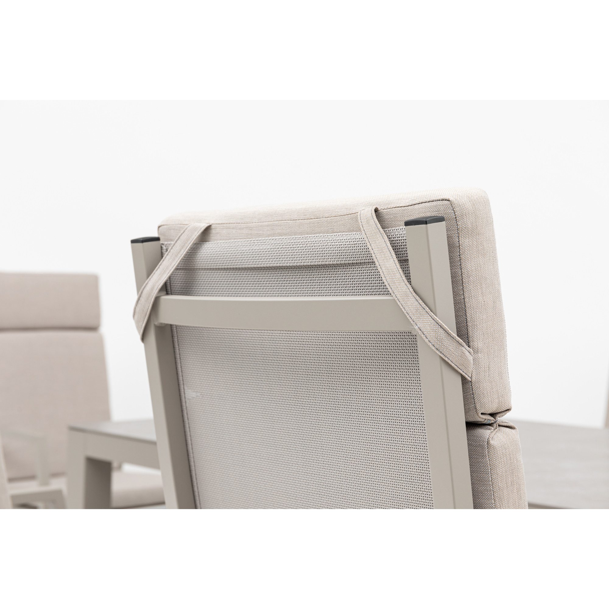 MANDALIKA Garden Gartensessel 2er Set Superior Alu Dining Move Sessel Arctic Rücken verstellbar