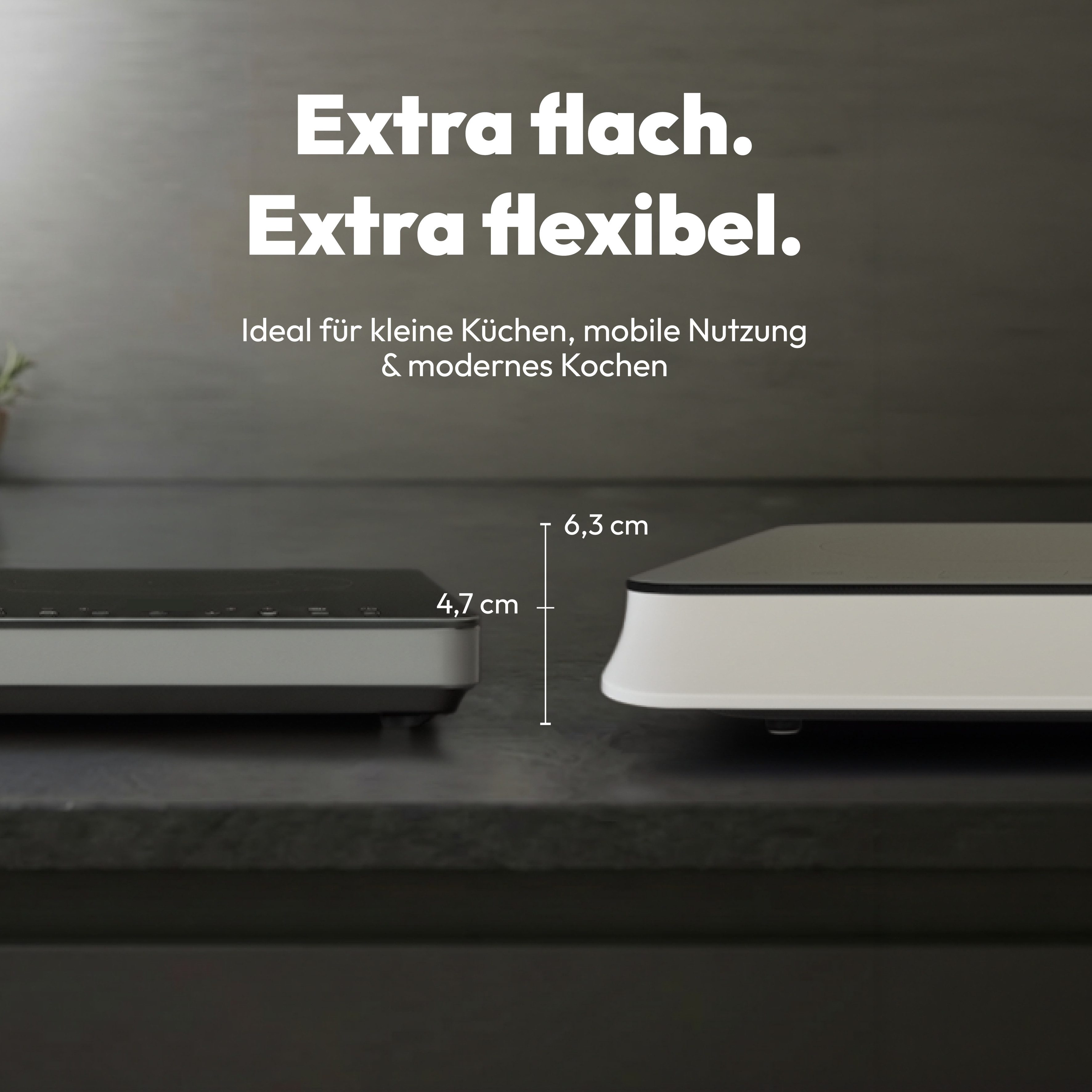 Medion® Doppel-Induktionskochplatte MD 100091, flacher als herkömmliche Geräte – Bild 4 von 5