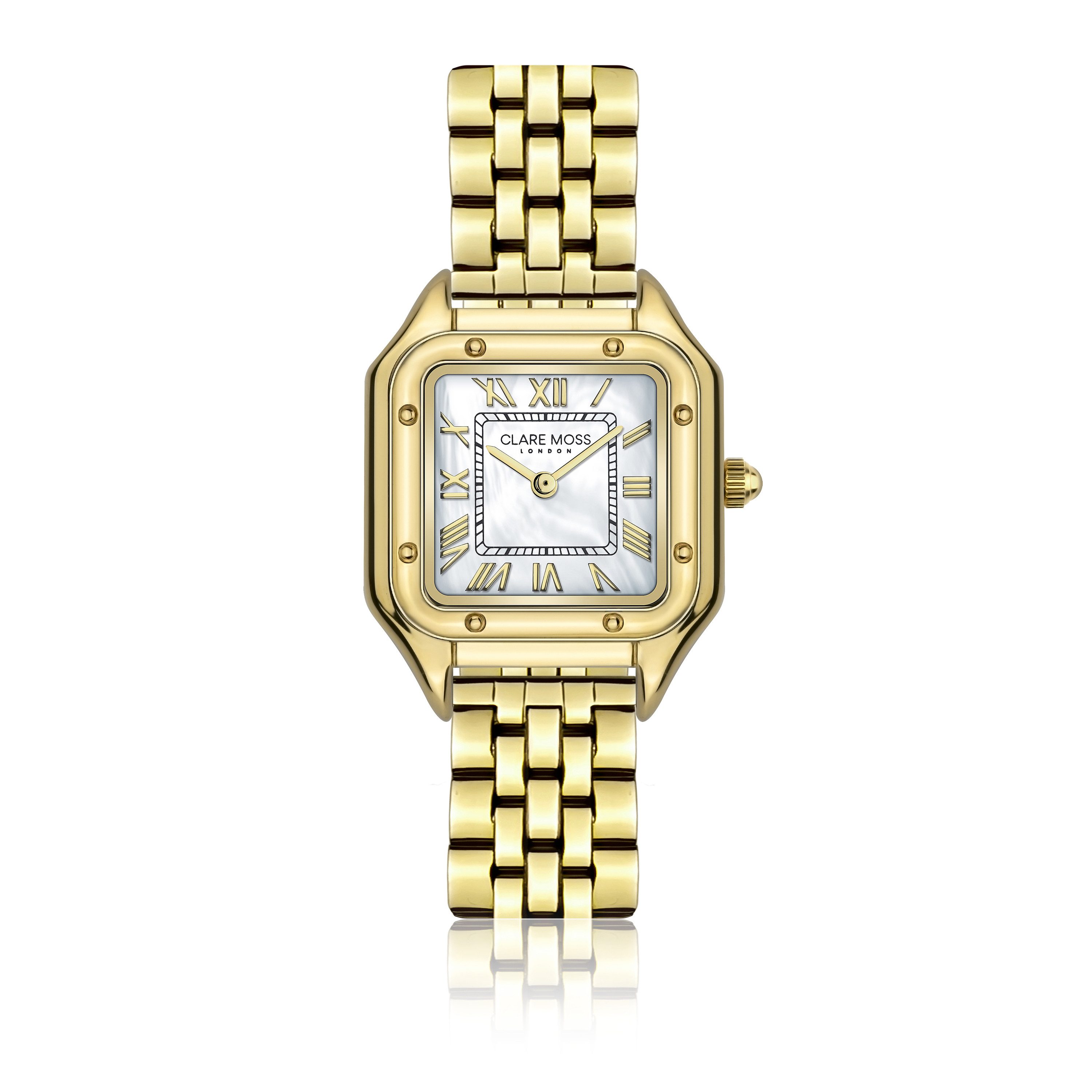 CLARE MOSS Quarzuhr CMC9-B094G Charlotte Gold Link