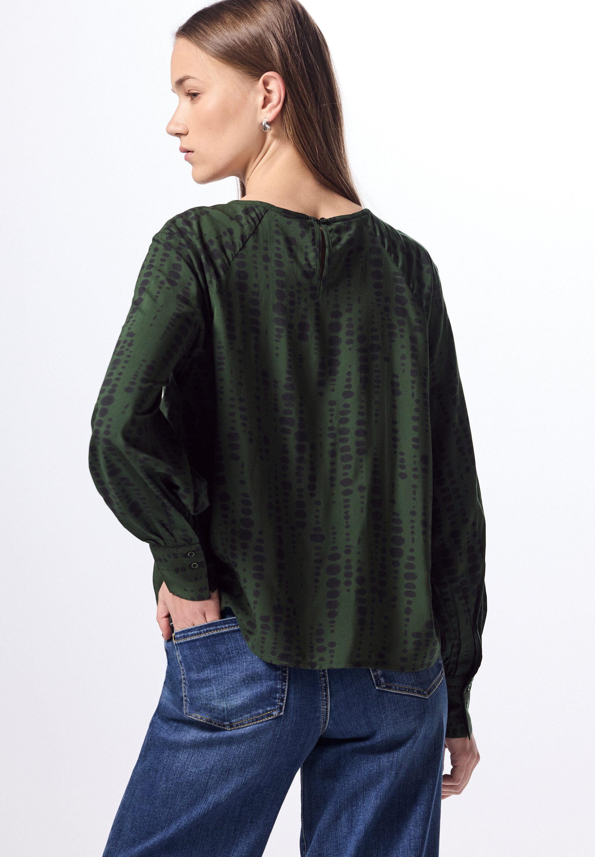 STREET ONE STUDIO Longtunika mit Rundhalsausschnitt