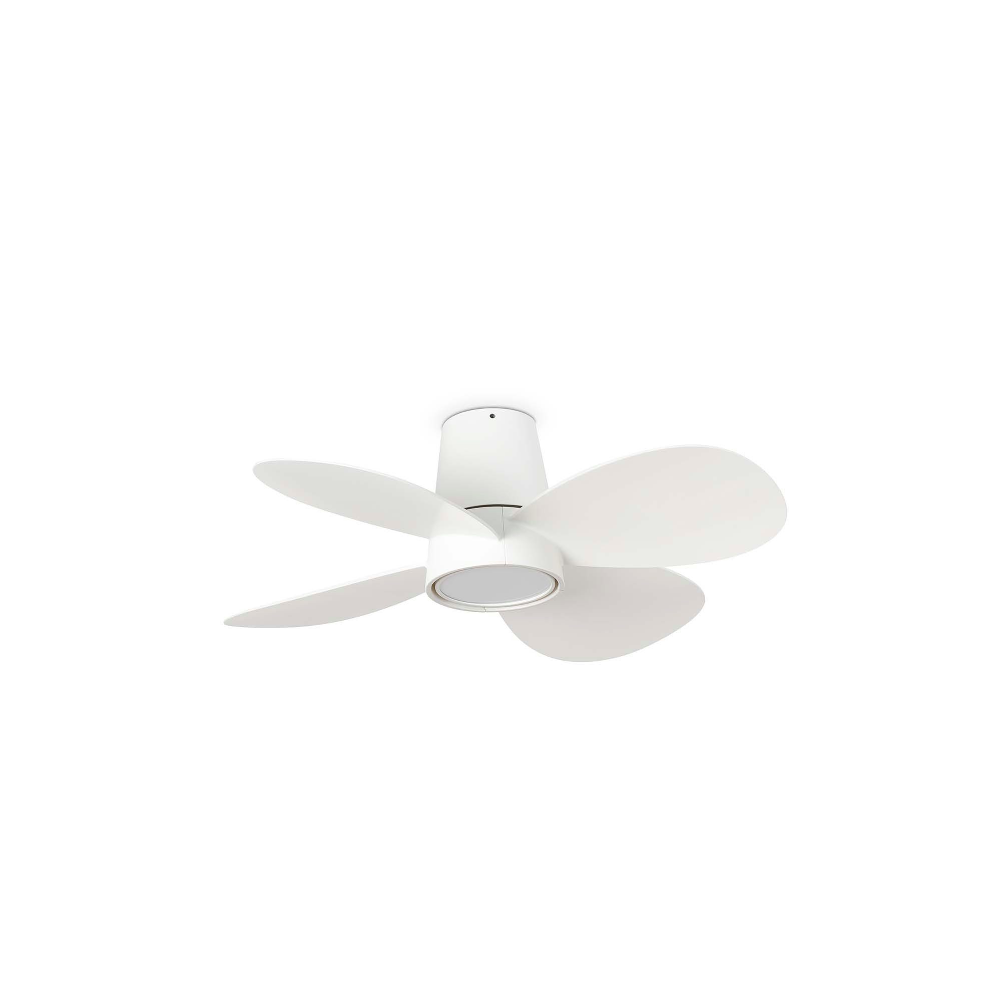 Deckenventilator DC Deckenventilator Klover 80 cm mit LED & Fernbedienung