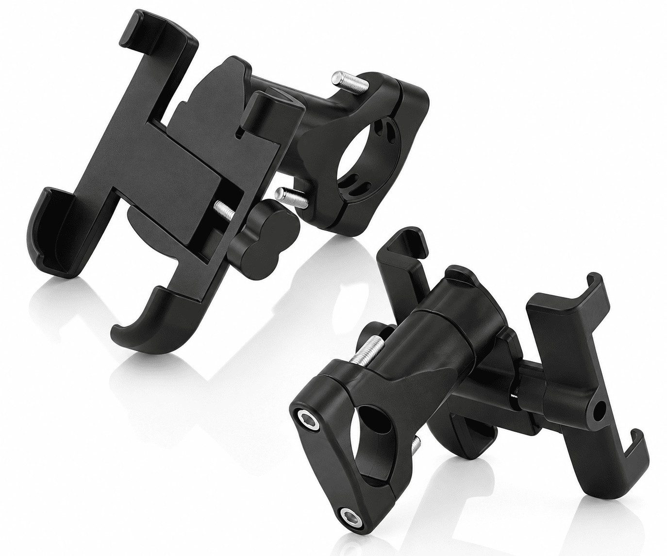 MidGard Smartphone-Halterung Aluminium Motorrad-/ Fahrradhalterung für Smartphones, Handy-Halterung – Bild 3 von 5